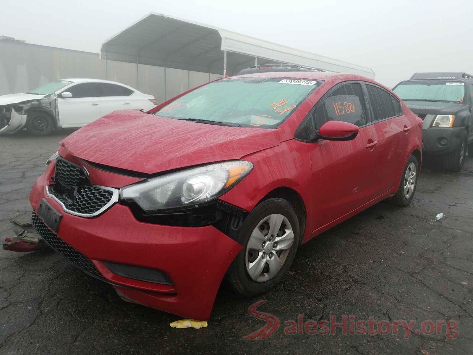 KNAFK4A63G5613304 2016 KIA FORTE