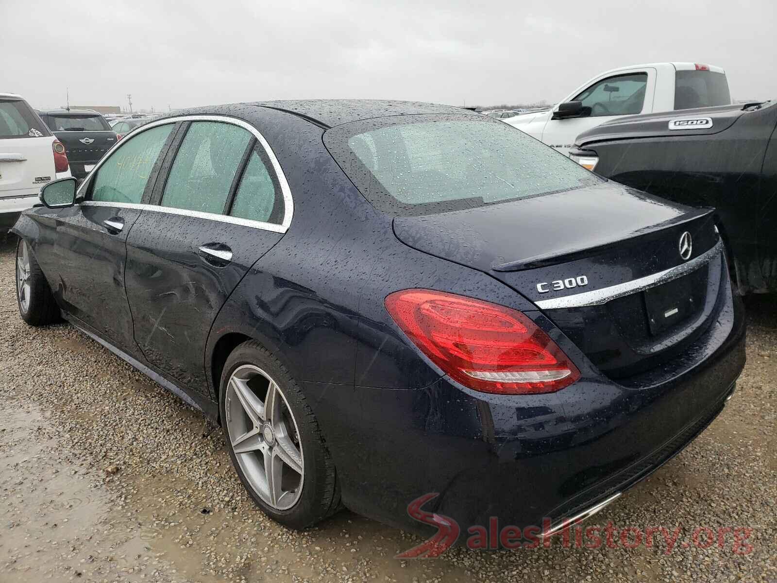 55SWF4KB8HU185893 2017 MERCEDES-BENZ C CLASS