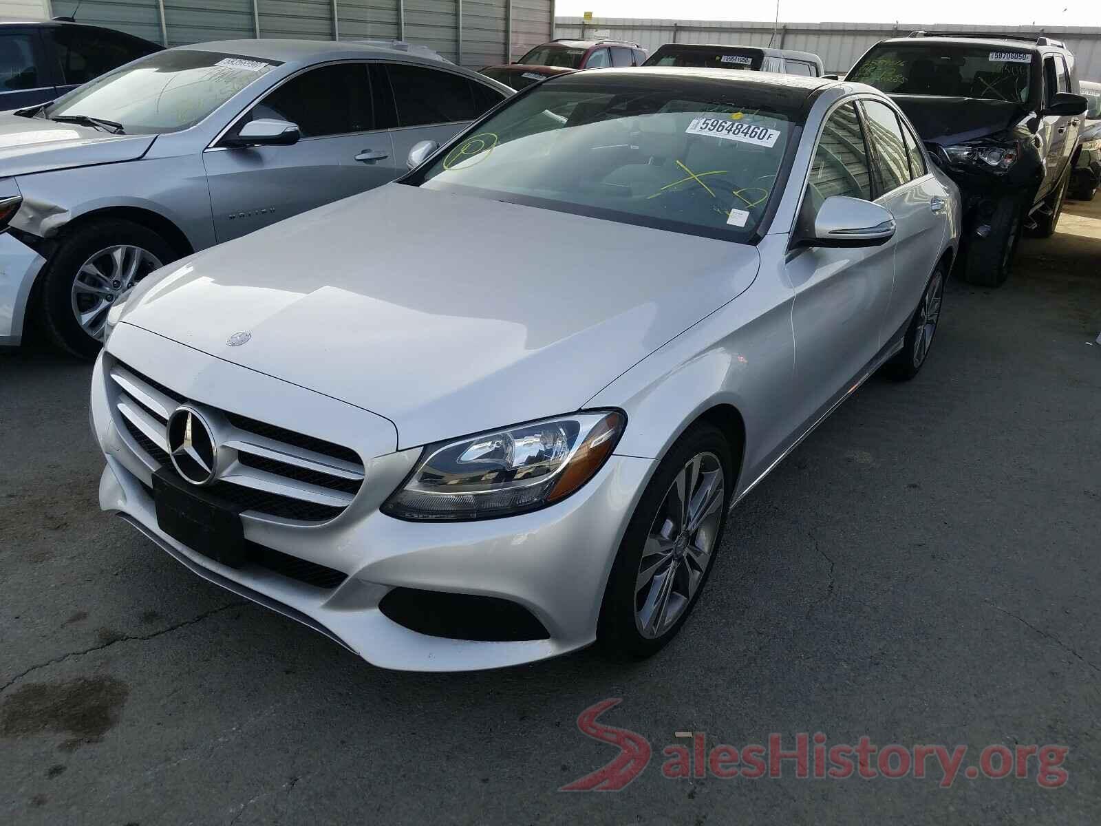 55SWF4JB4GU121348 2016 MERCEDES-BENZ C CLASS