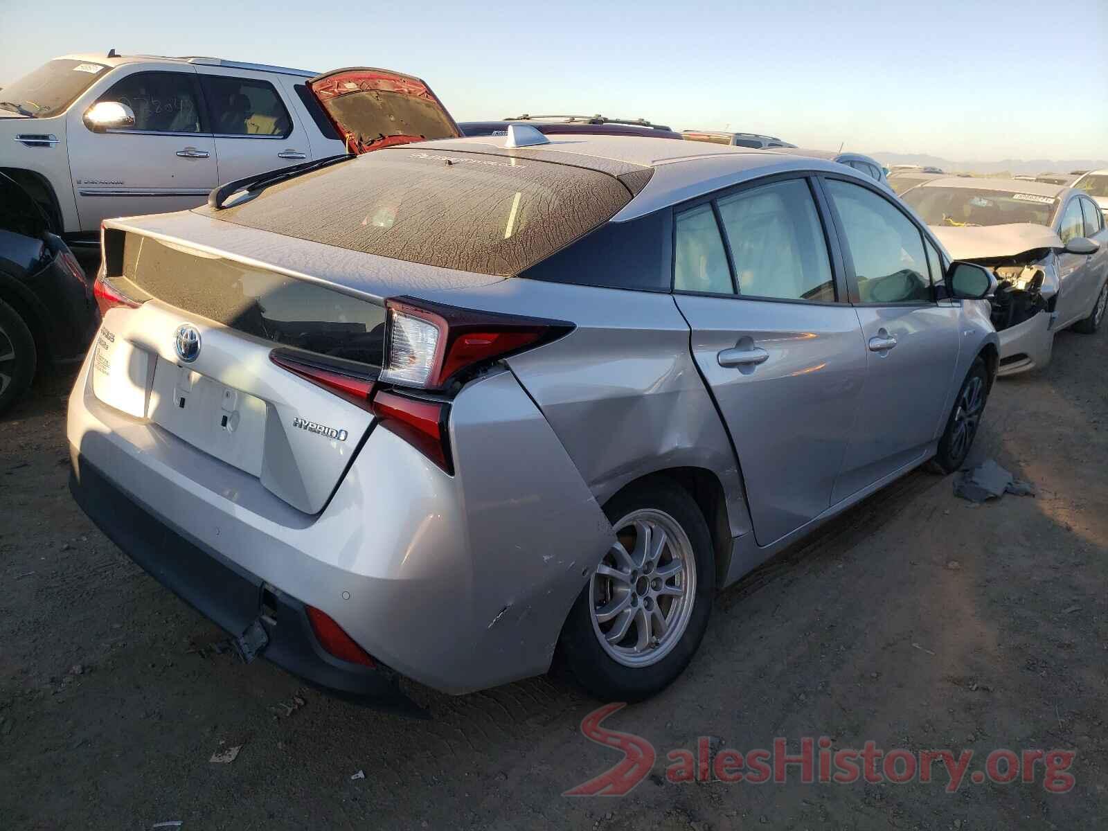 JTDL9RFUXL3013780 2020 TOYOTA PRIUS