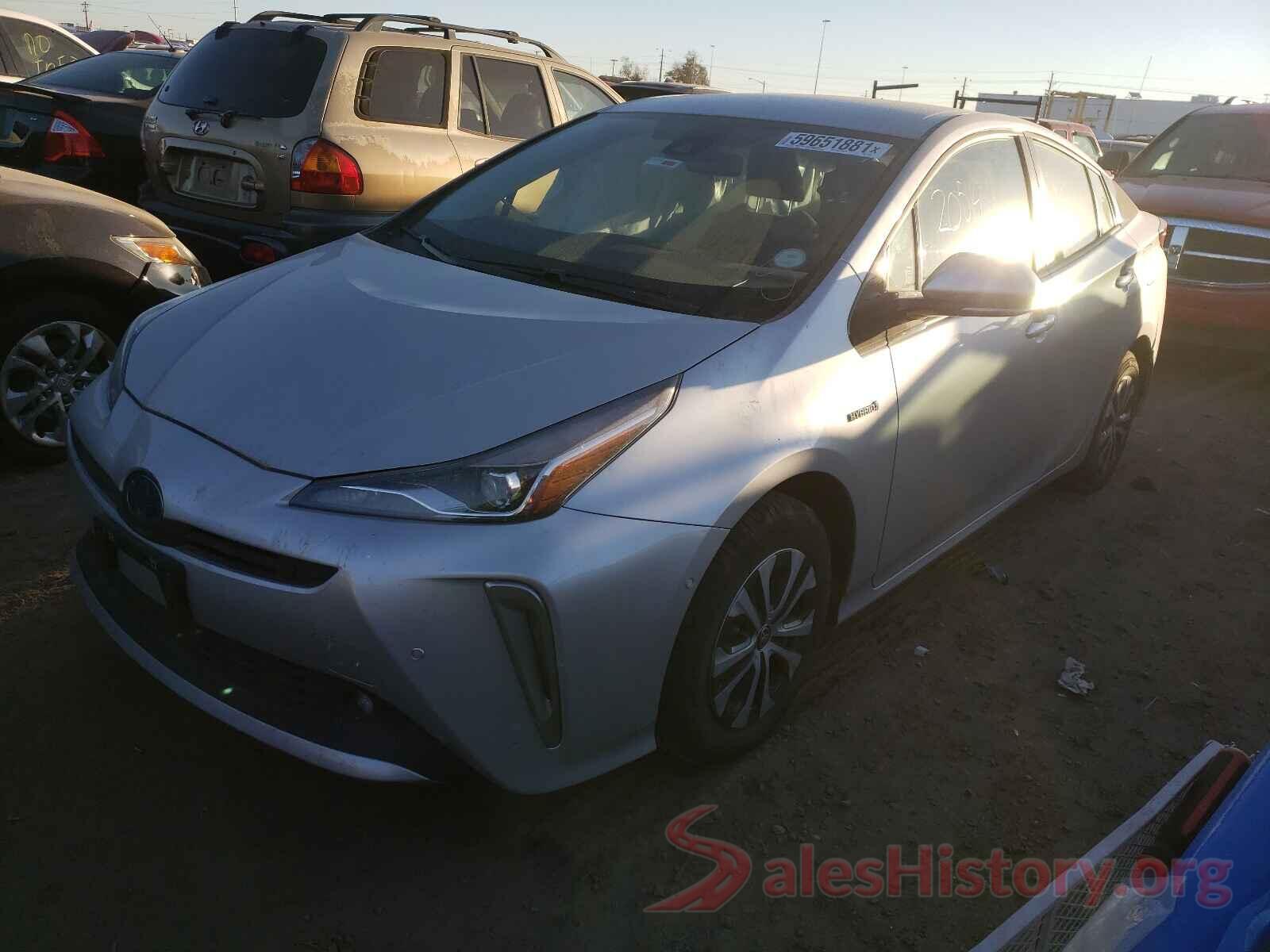 JTDL9RFUXL3013780 2020 TOYOTA PRIUS