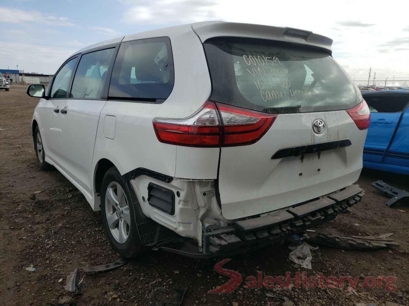 5TDZZ3DC4JS940707 2018 TOYOTA SIENNA