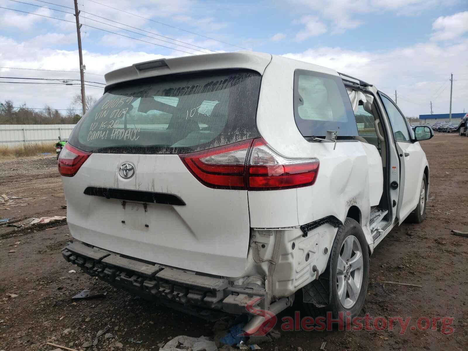 5TDZZ3DC4JS940707 2018 TOYOTA SIENNA