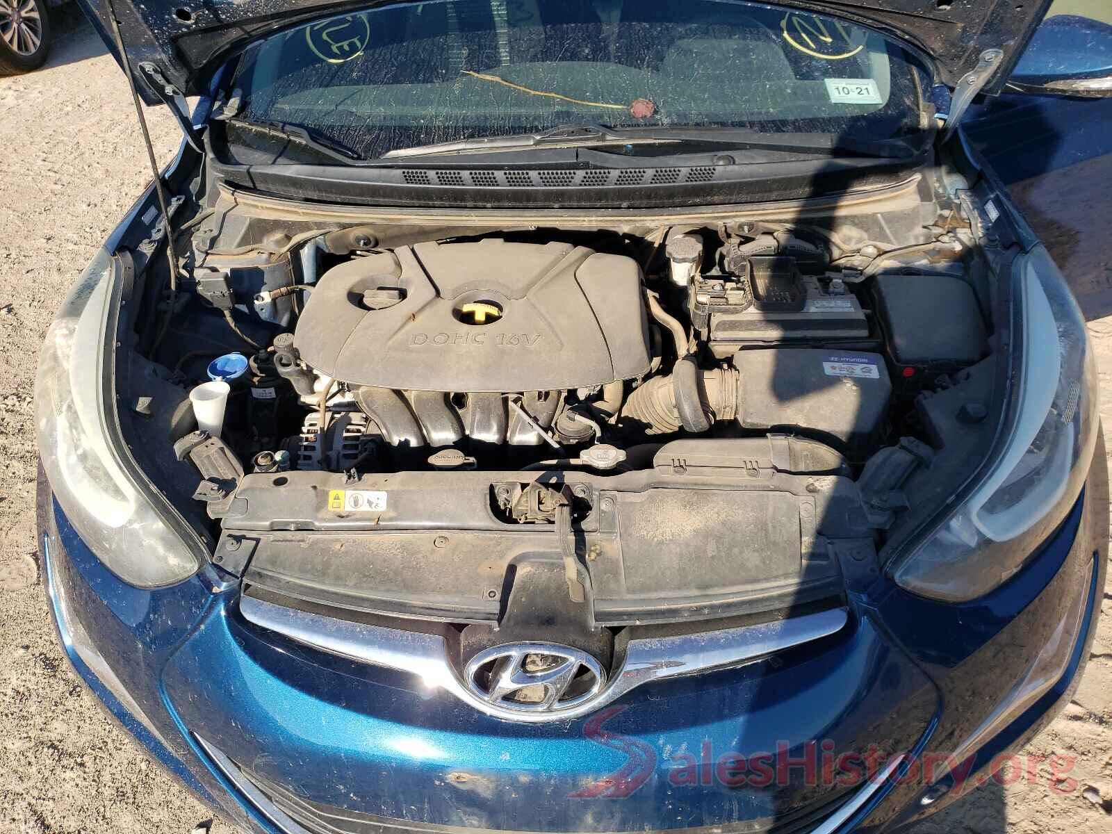 KMHDH4AE6GU555240 2016 HYUNDAI ELANTRA