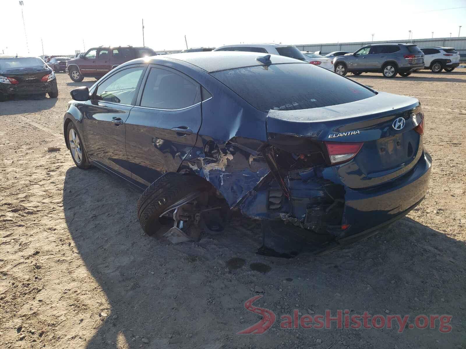 KMHDH4AE6GU555240 2016 HYUNDAI ELANTRA