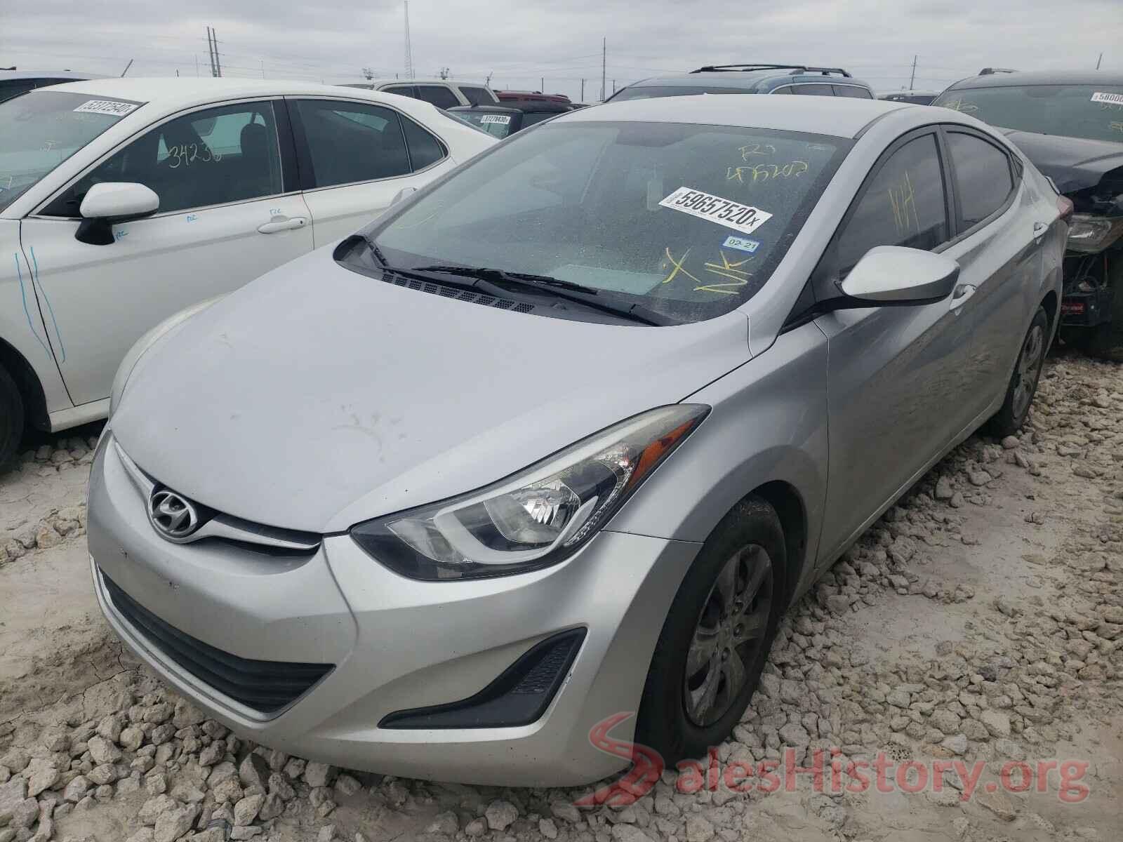 KMHDH4AE3GU475202 2016 HYUNDAI ELANTRA