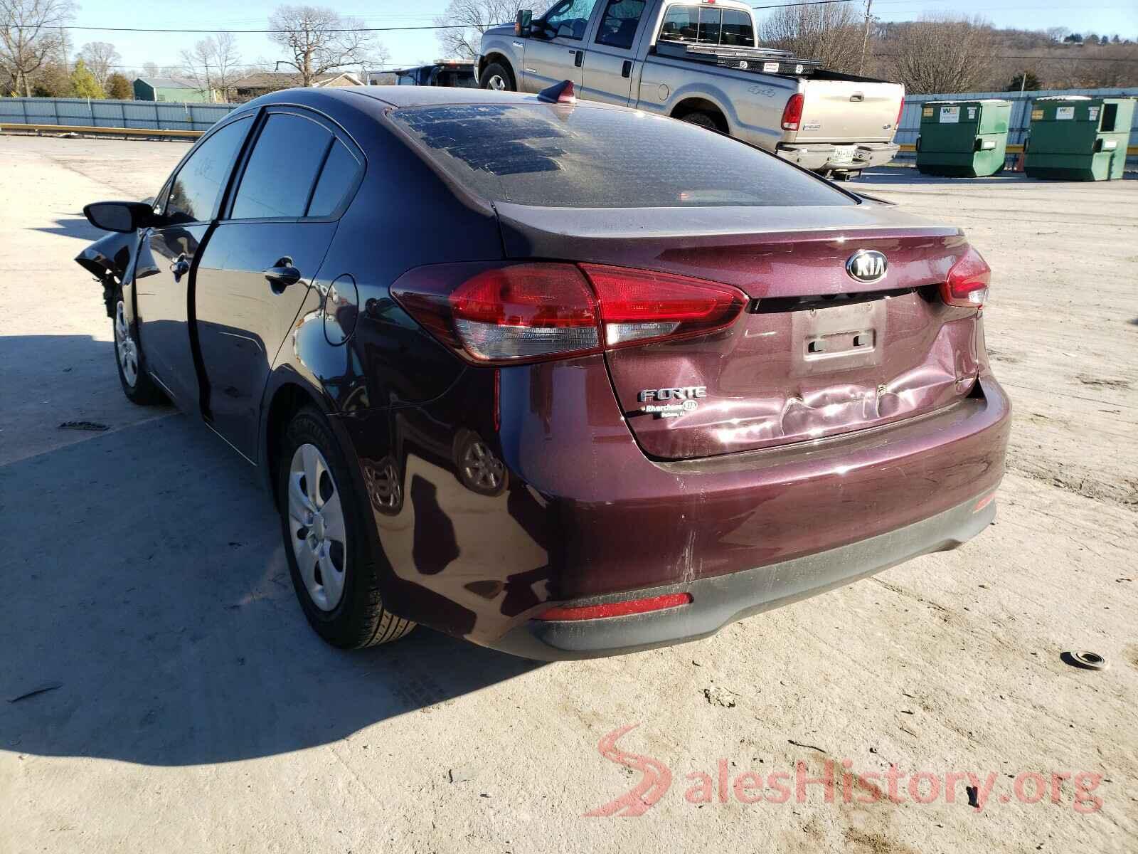 3KPFL4A72JE255830 2018 KIA FORTE