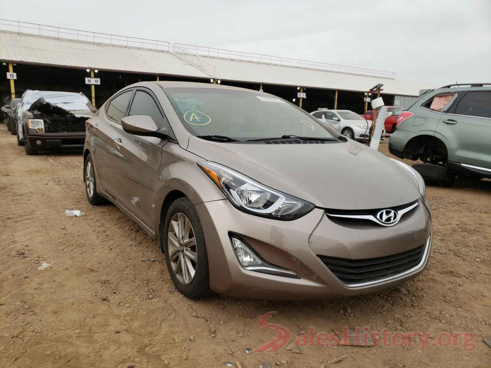 5NPDH4AE0GH661830 2016 HYUNDAI ELANTRA