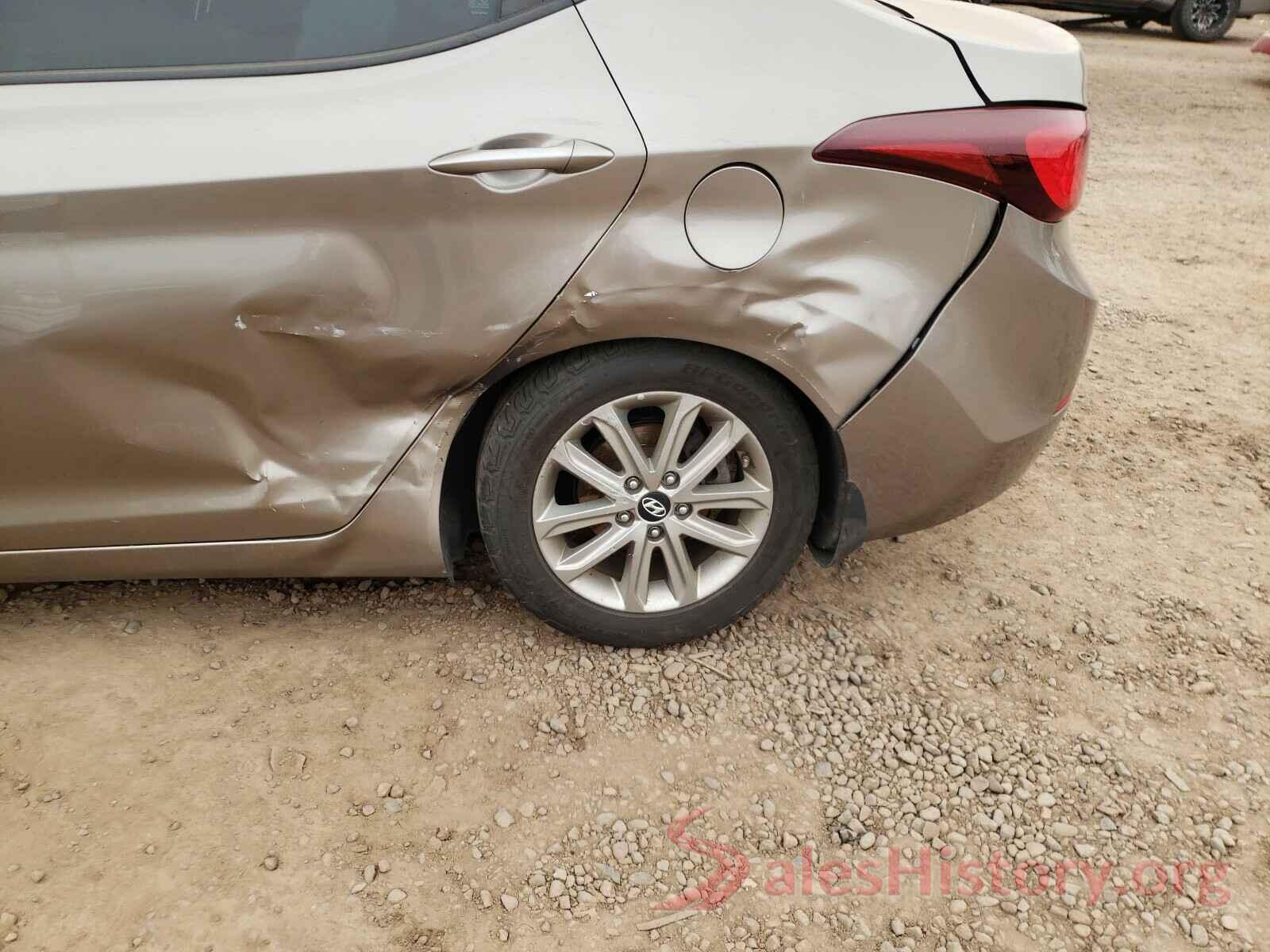 5NPDH4AE0GH661830 2016 HYUNDAI ELANTRA