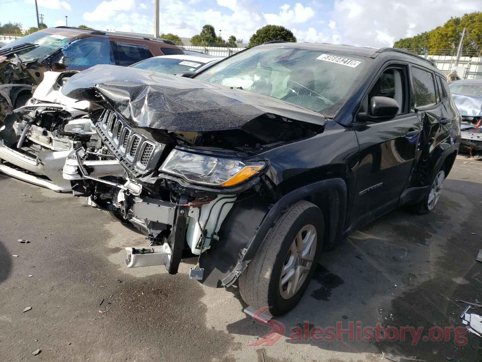 3C4NJCAB4JT123664 2018 JEEP COMPASS