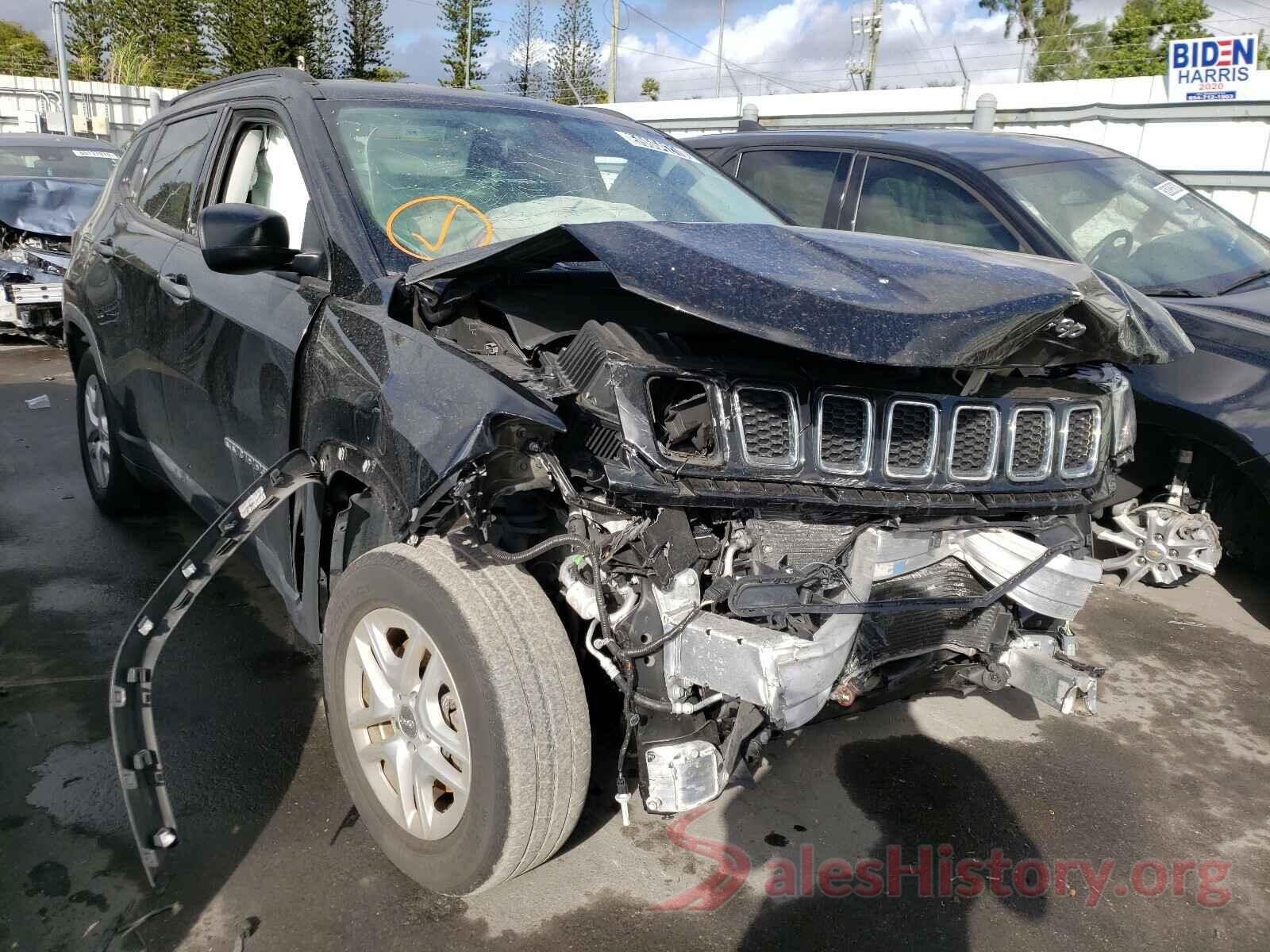 3C4NJCAB4JT123664 2018 JEEP COMPASS