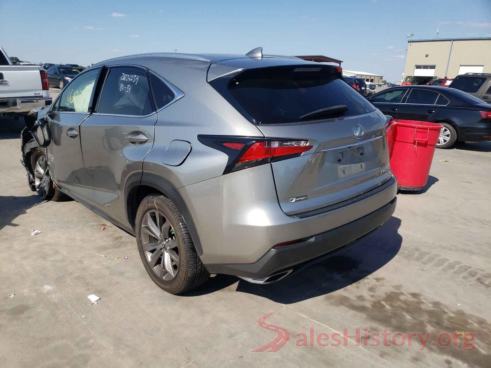 JTJYARBZ0H2053214 2017 LEXUS NX