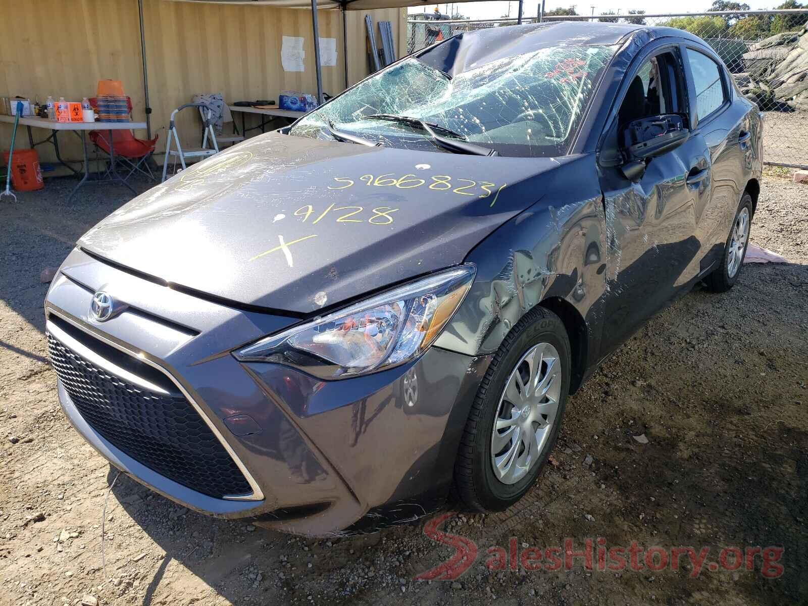 3MYDLBYV9KY507395 2019 TOYOTA YARIS