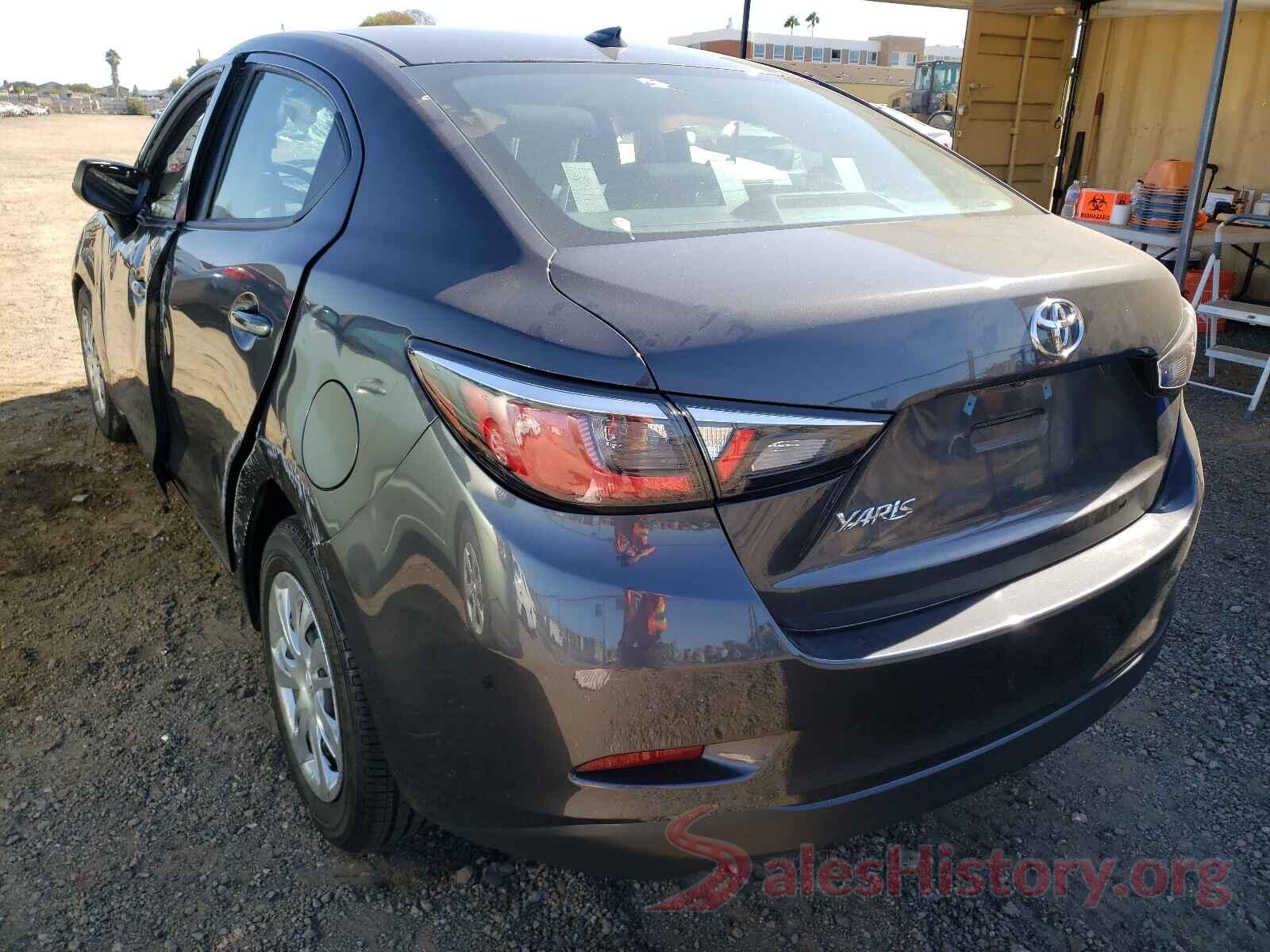 3MYDLBYV9KY507395 2019 TOYOTA YARIS