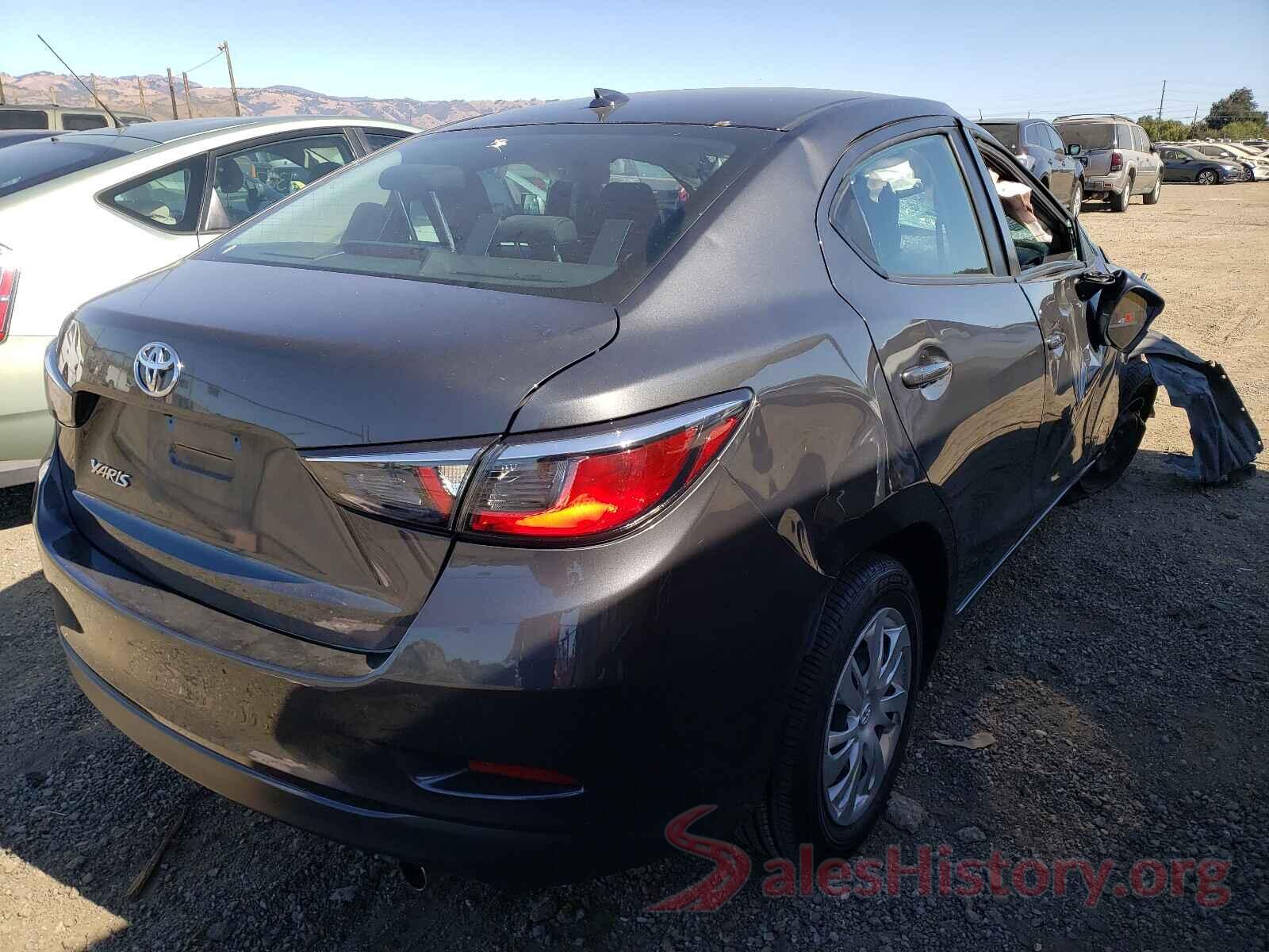 3MYDLBYV9KY507395 2019 TOYOTA YARIS