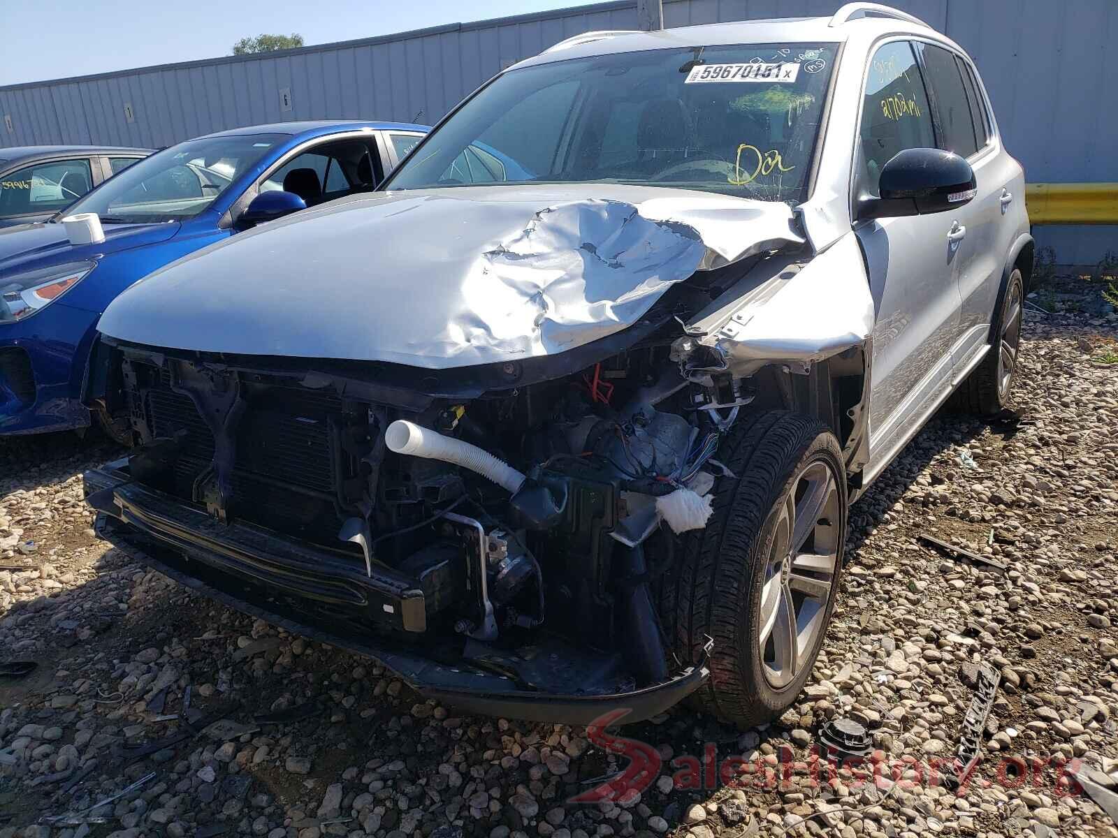 WVGUV7AX0HK014760 2017 VOLKSWAGEN TIGUAN