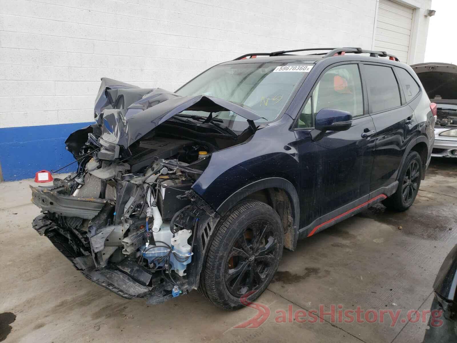 JF2SKAKC0KH461785 2019 SUBARU FORESTER