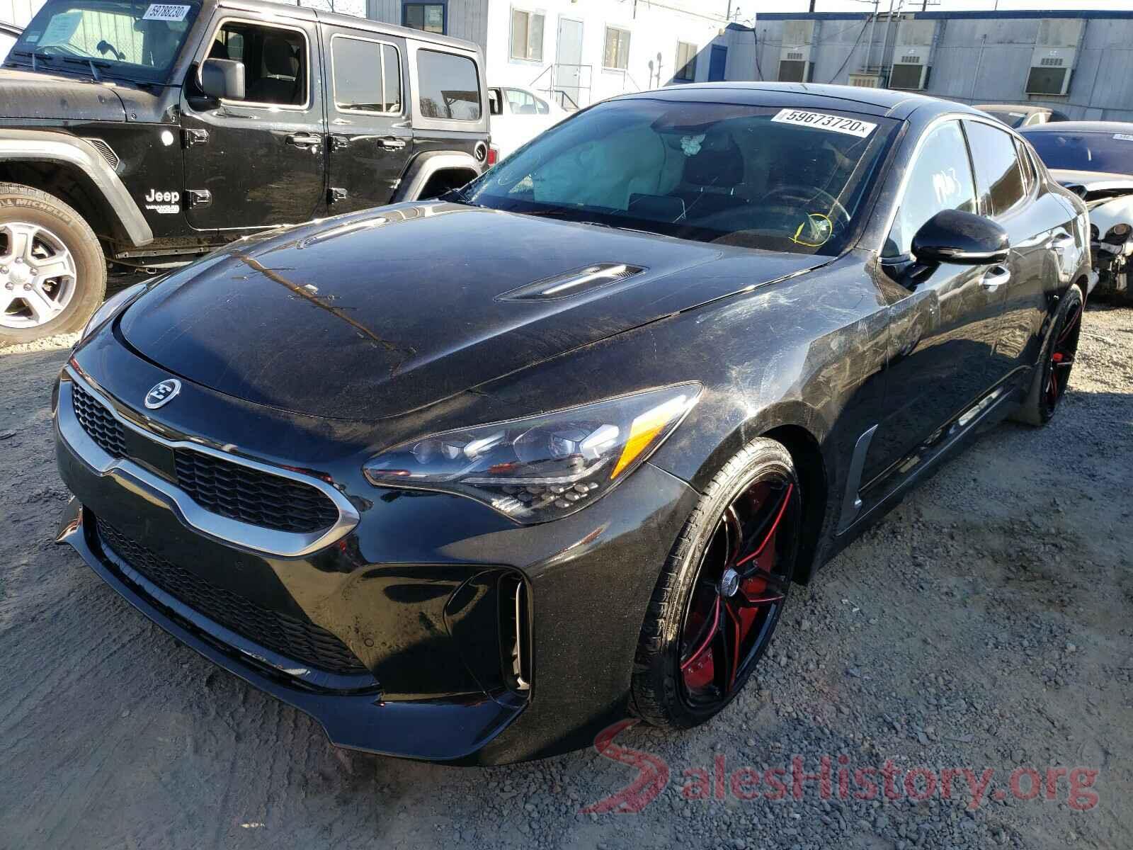 KNAE25LA8J6014659 2018 KIA STINGER