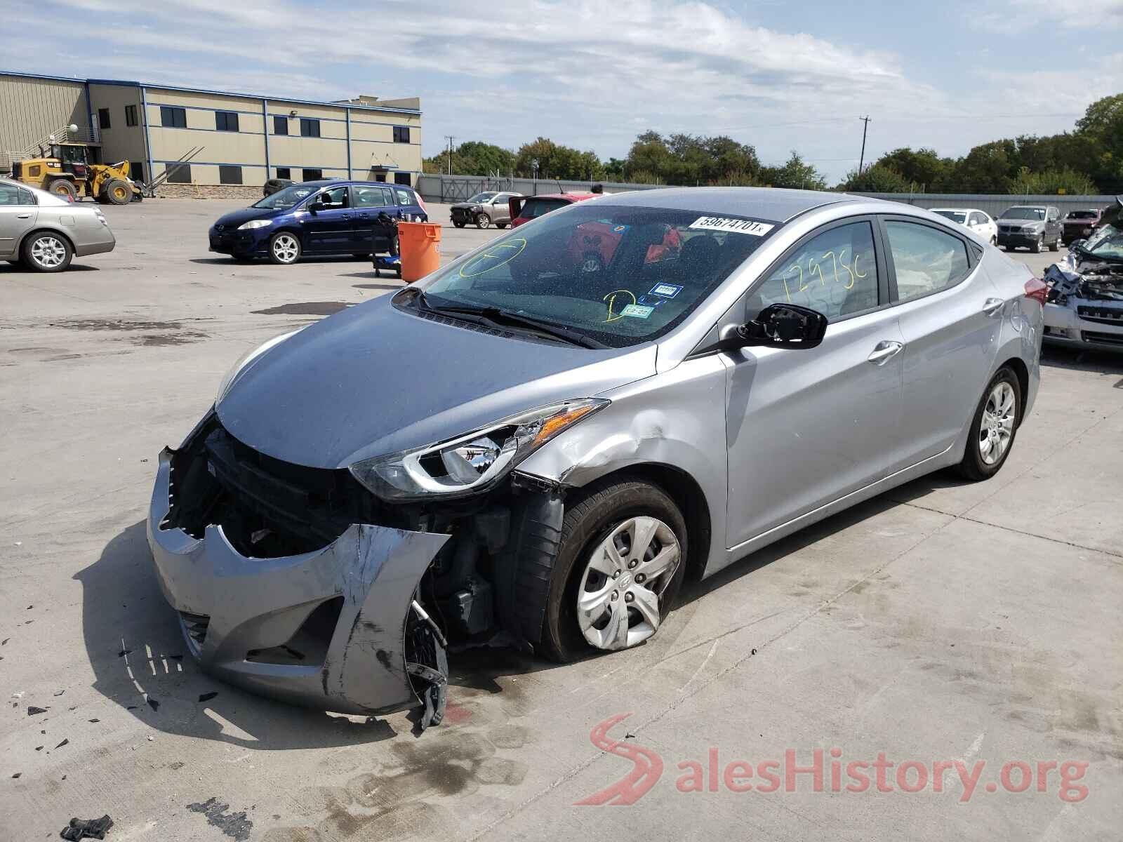 5NPDH4AE8GH752862 2016 HYUNDAI ELANTRA