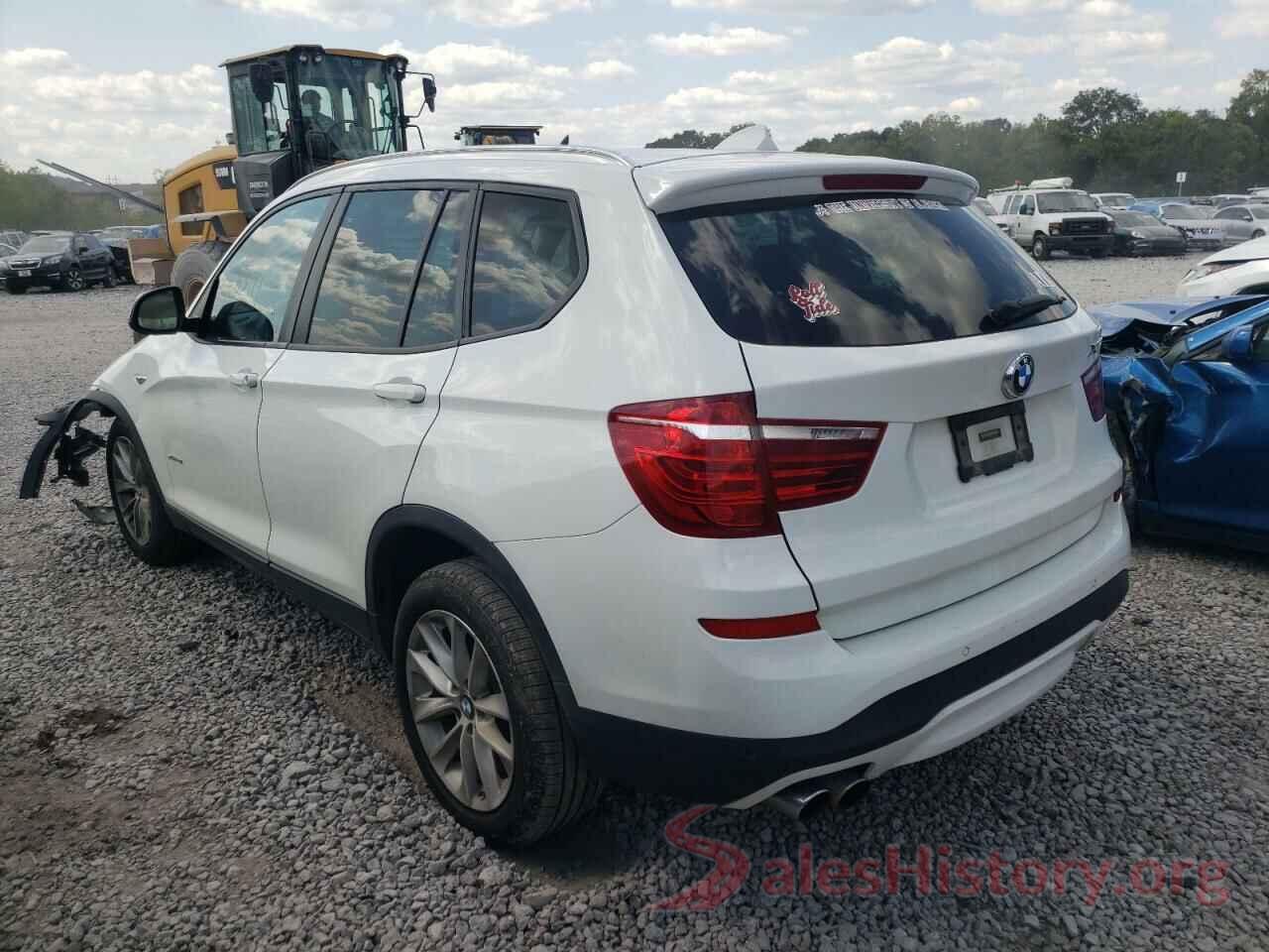 5UXWX9C55H0T07269 2017 BMW X3