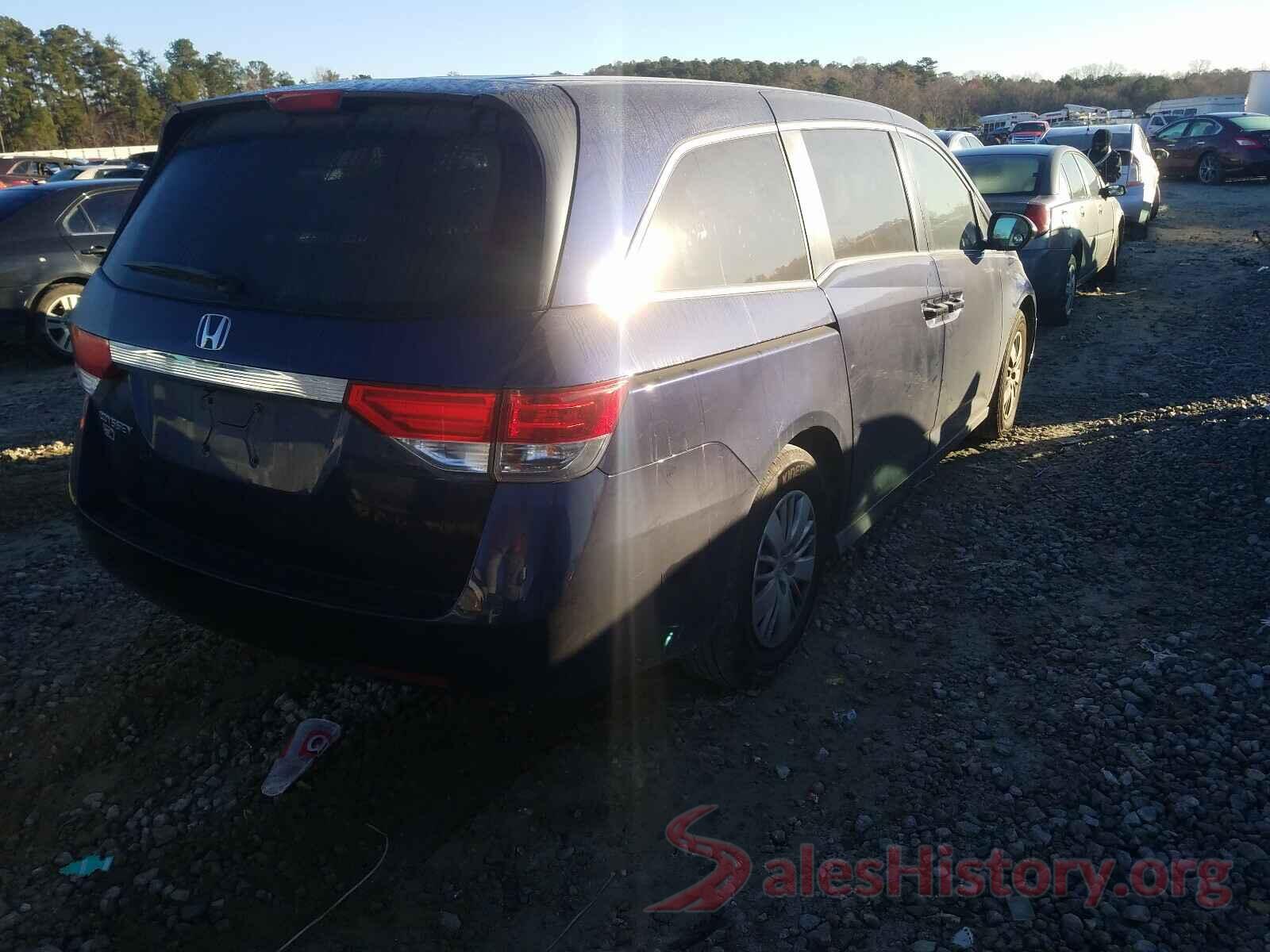 5FNRL5H20HB020828 2017 HONDA ODYSSEY