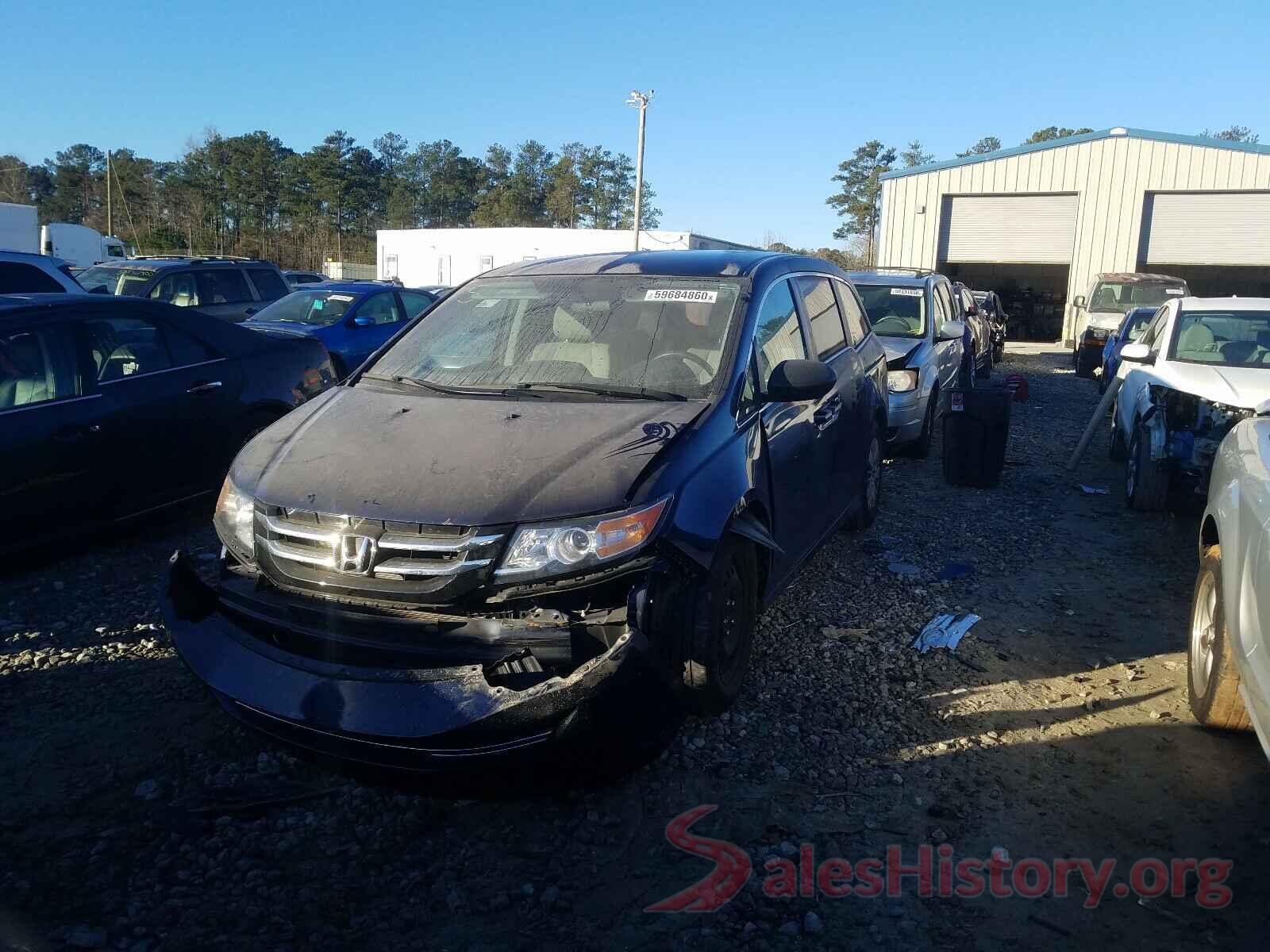 5FNRL5H20HB020828 2017 HONDA ODYSSEY