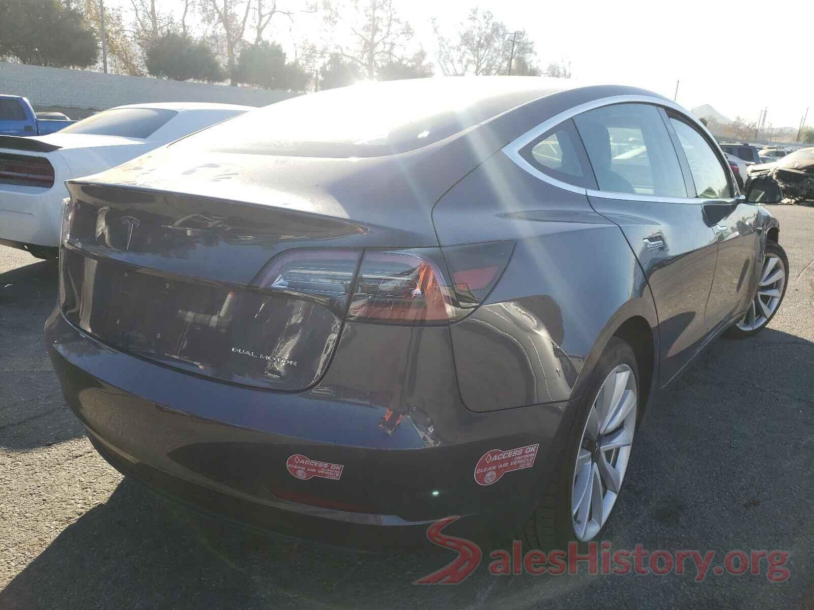 5YJ3E1EBXJF091005 2018 TESLA MODEL 3