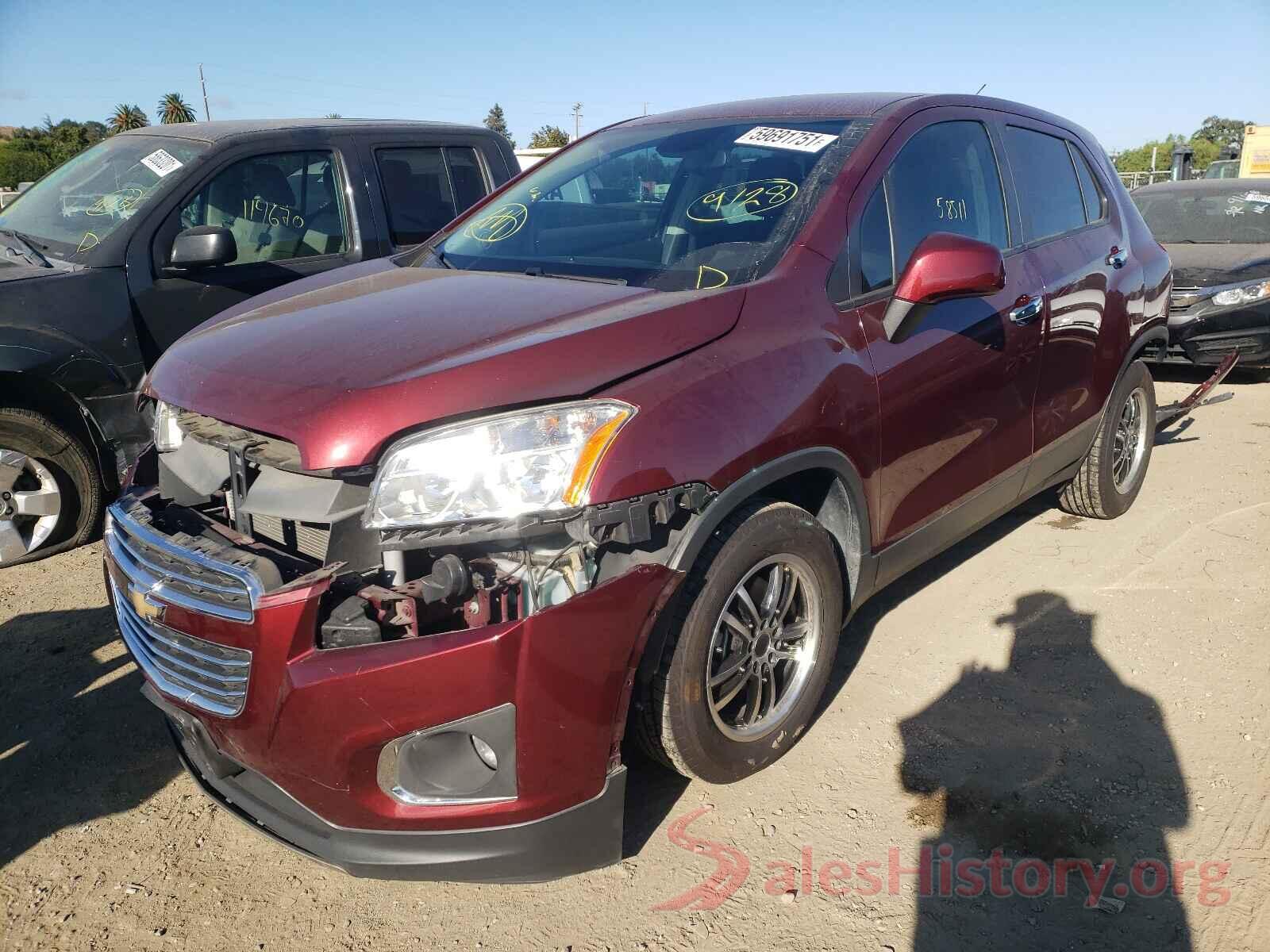 3GNCJKSB2GL138549 2016 CHEVROLET TRAX