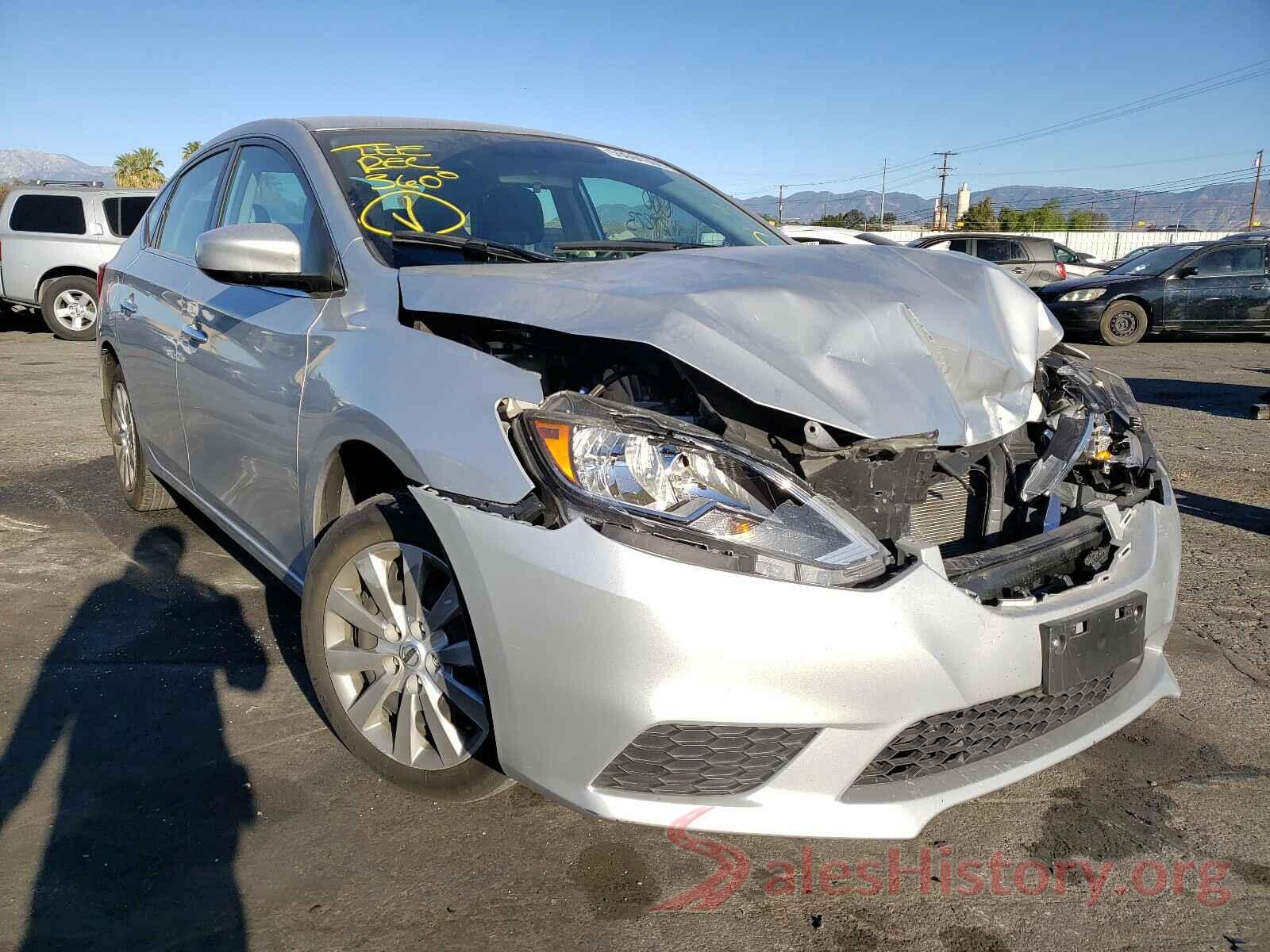 3N1AB7AP2KY288733 2019 NISSAN SENTRA