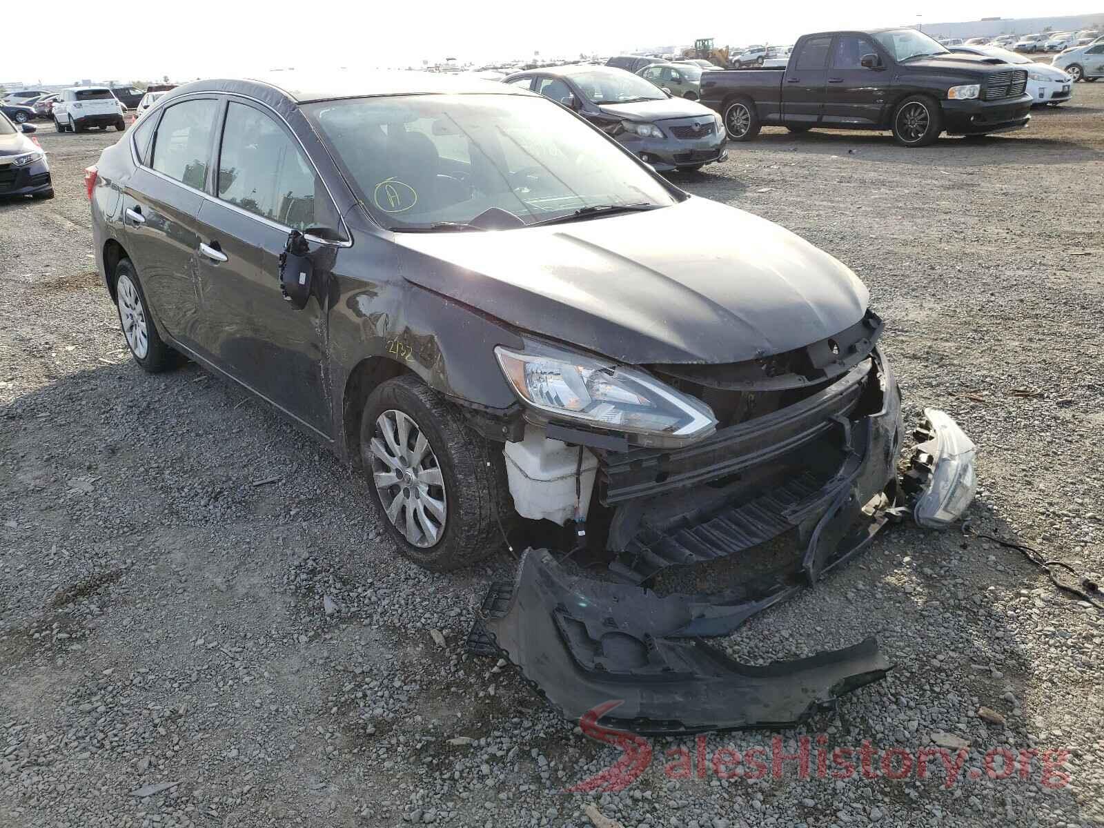 3N1AB7AP1HL698512 2017 NISSAN SENTRA