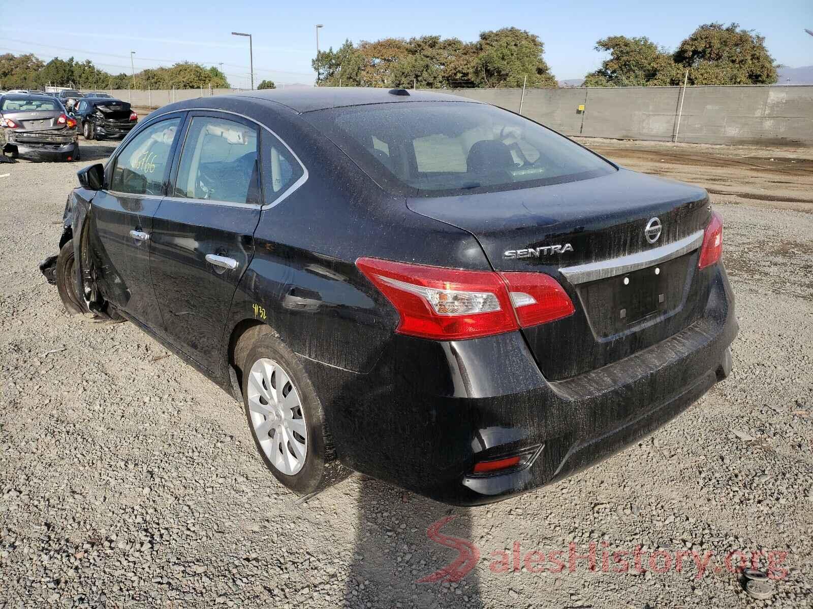 3N1AB7AP1HL698512 2017 NISSAN SENTRA