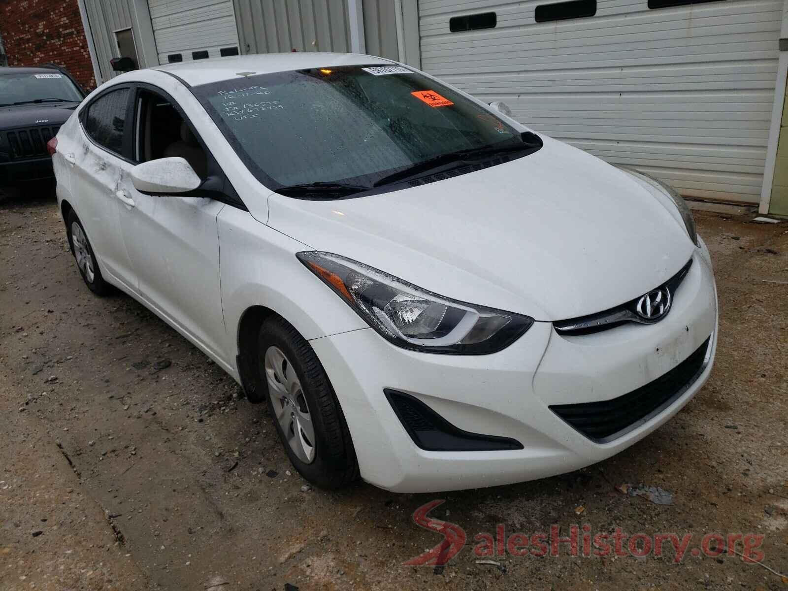 5NPDH4AE3GH673499 2016 HYUNDAI ELANTRA