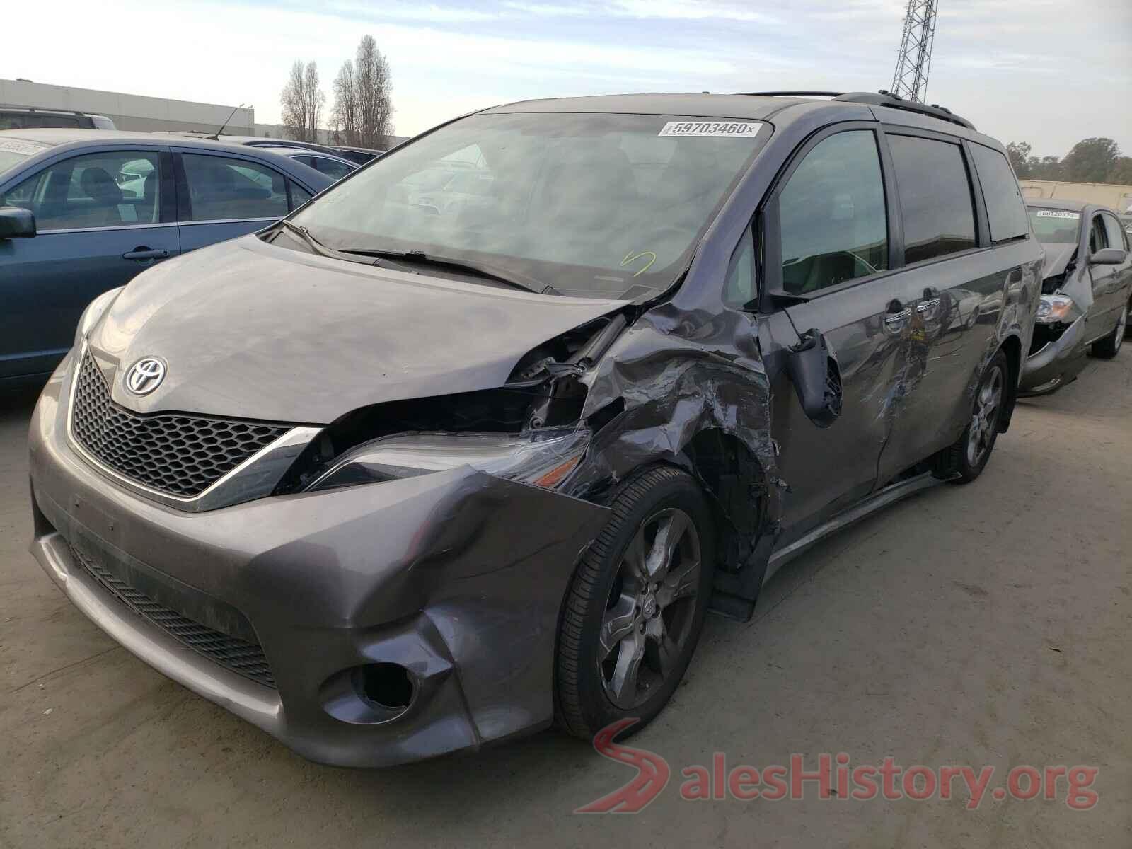 5TDXZ3DC1HS797460 2017 TOYOTA SIENNA