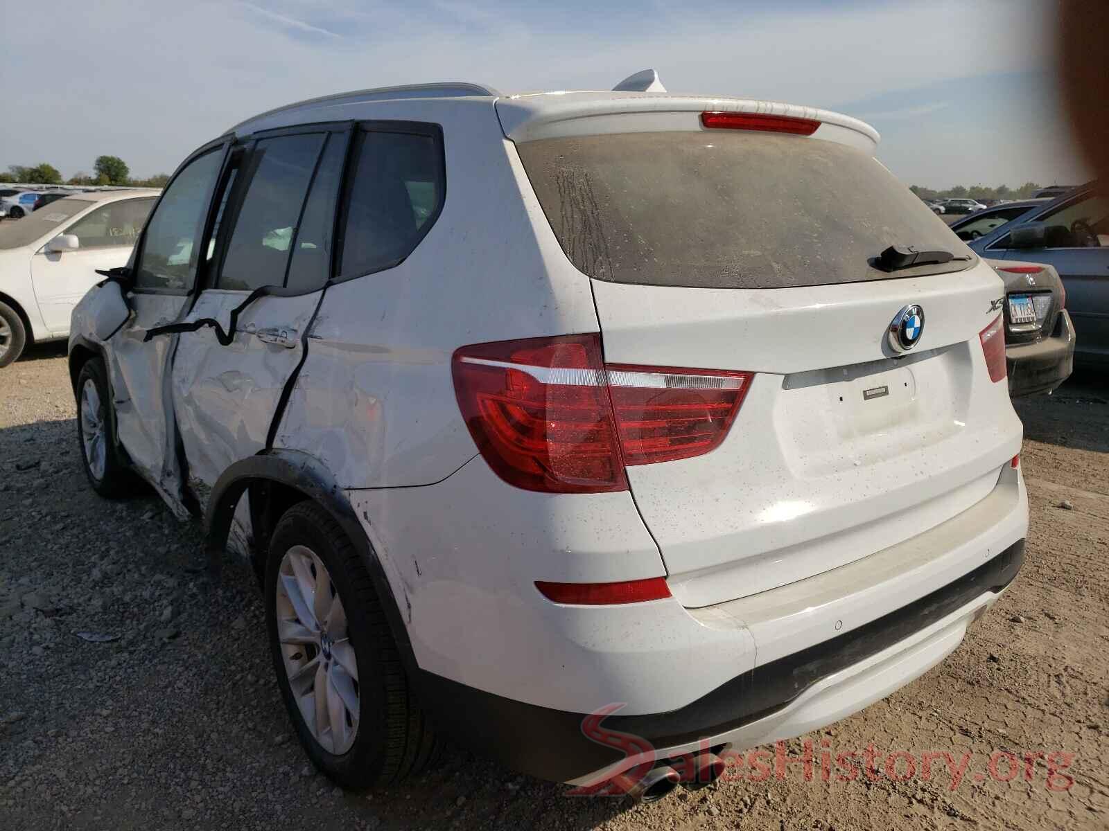 5UXWX9C53G0D84532 2016 BMW X3