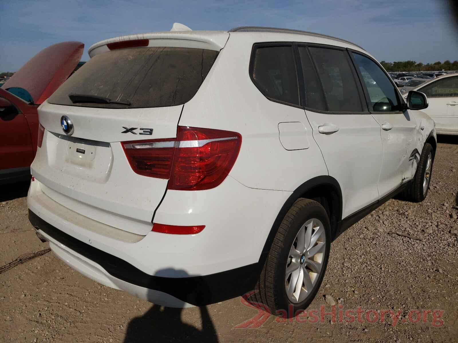 5UXWX9C53G0D84532 2016 BMW X3