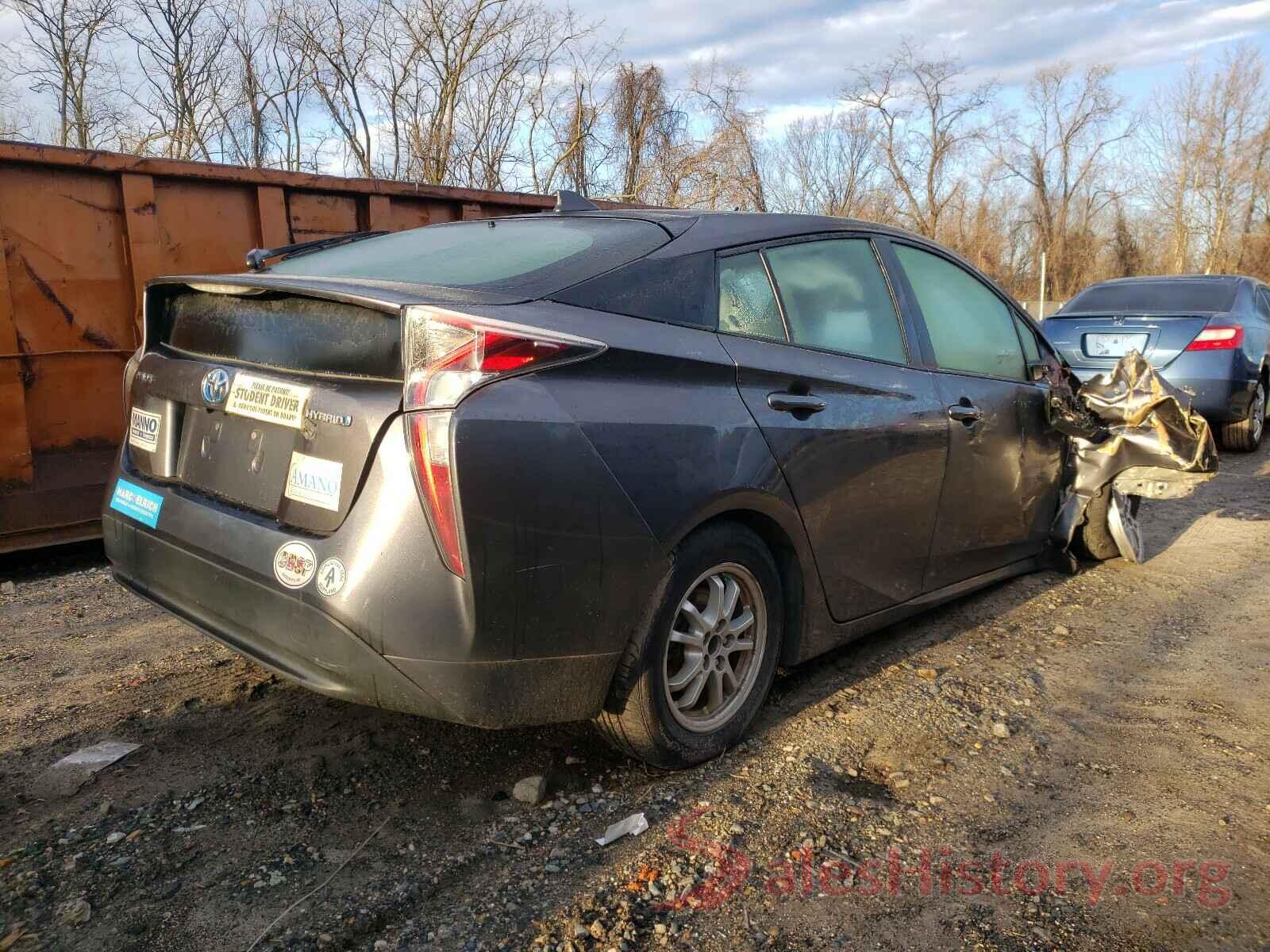 JTDKBRFU2G3511364 2016 TOYOTA PRIUS