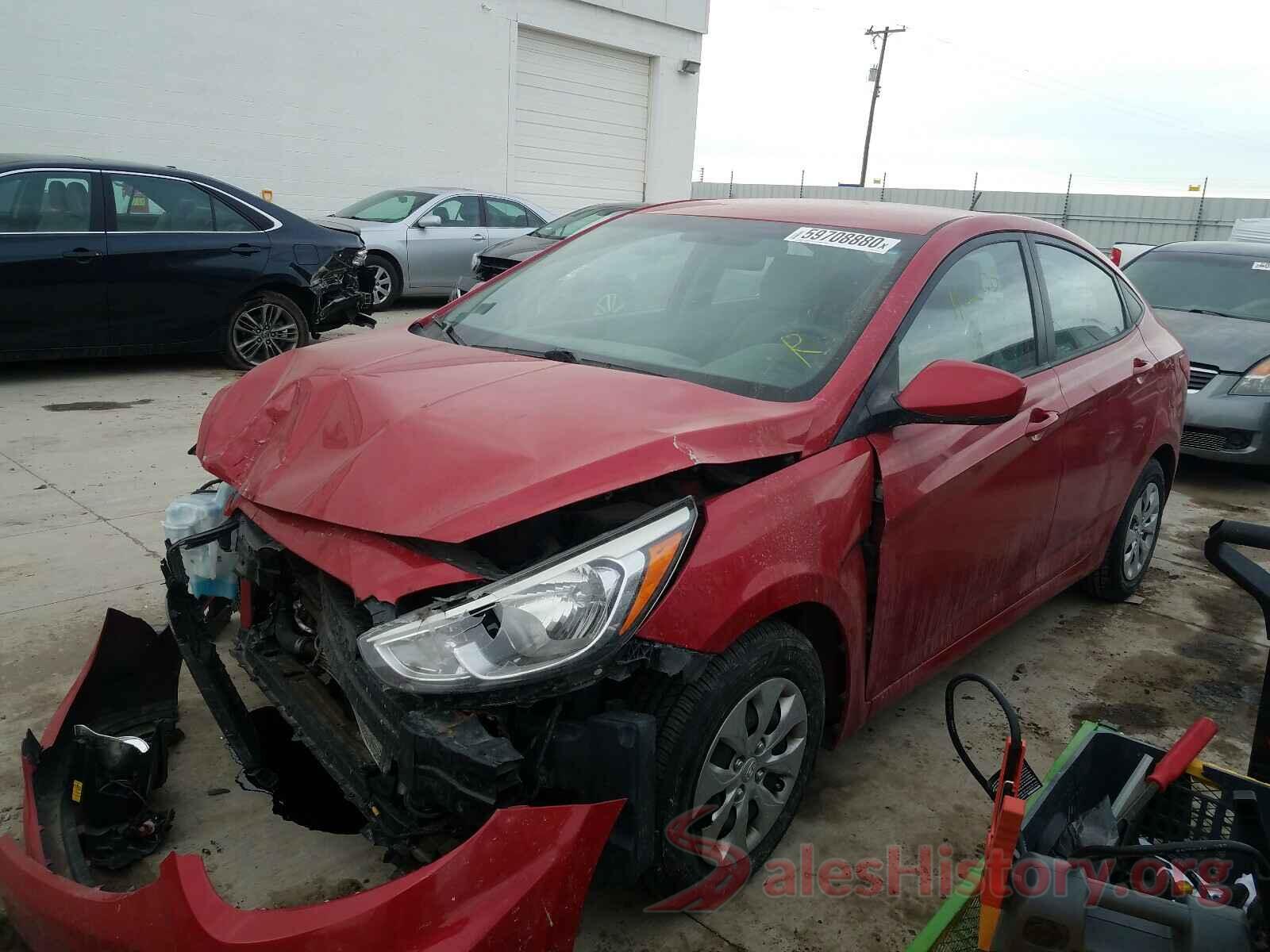 KMHCT4AE9GU947350 2016 HYUNDAI ACCENT