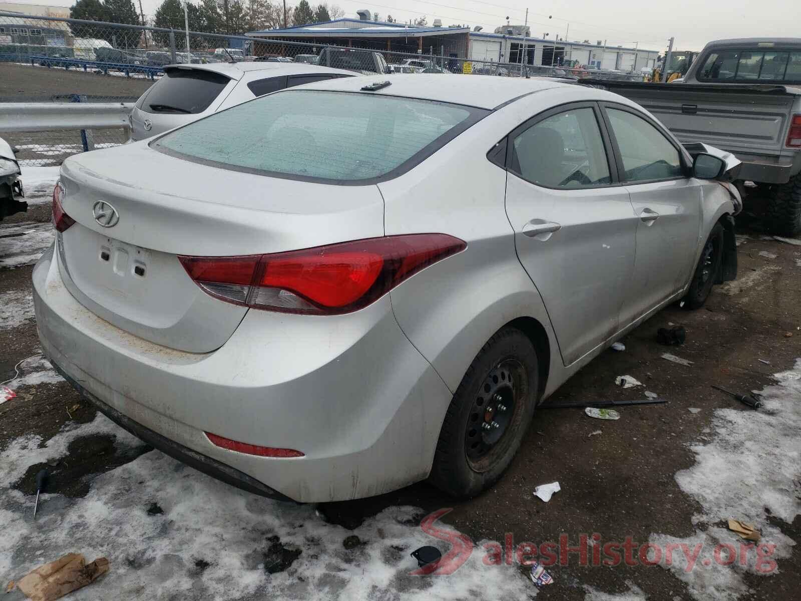 5NPDH4AE6GH793720 2016 HYUNDAI ELANTRA