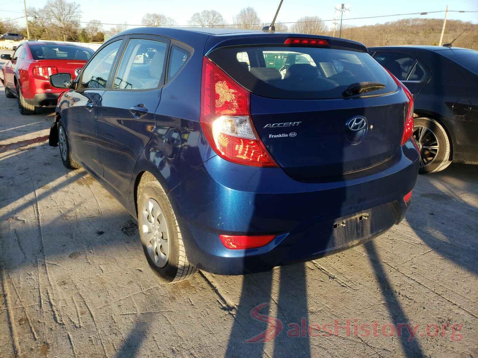 KMHCT5AE4HU330820 2017 HYUNDAI ACCENT