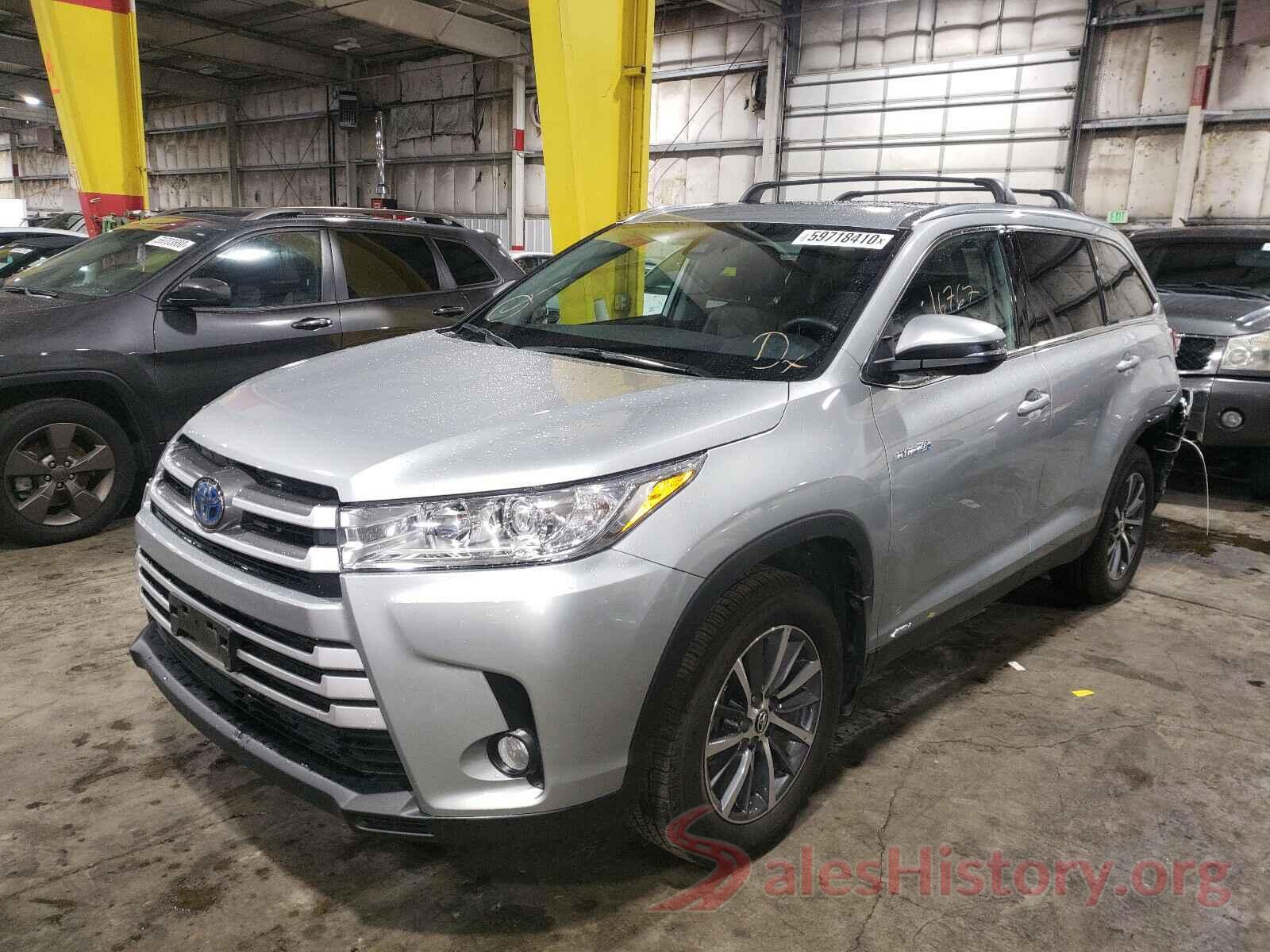 5TDJGRFH5KS062544 2019 TOYOTA HIGHLANDER