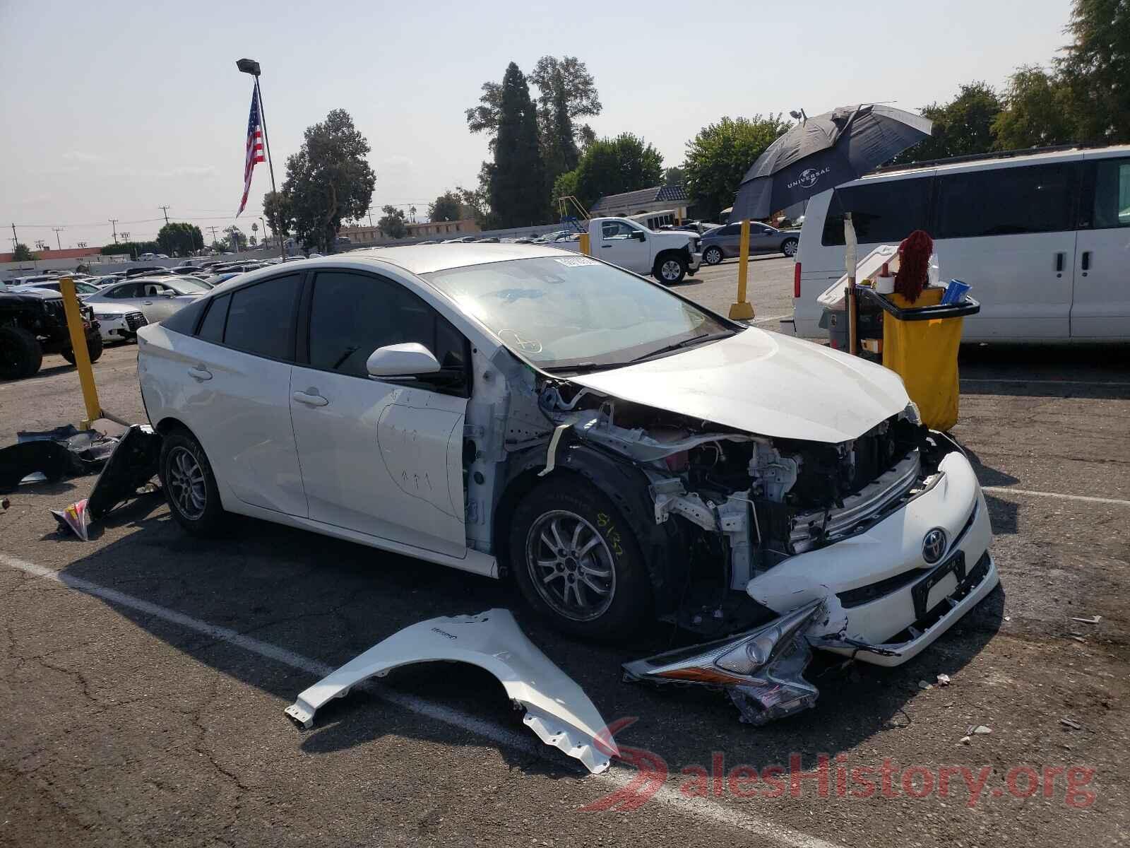 JTDKBRFUXH3042655 2017 TOYOTA PRIUS