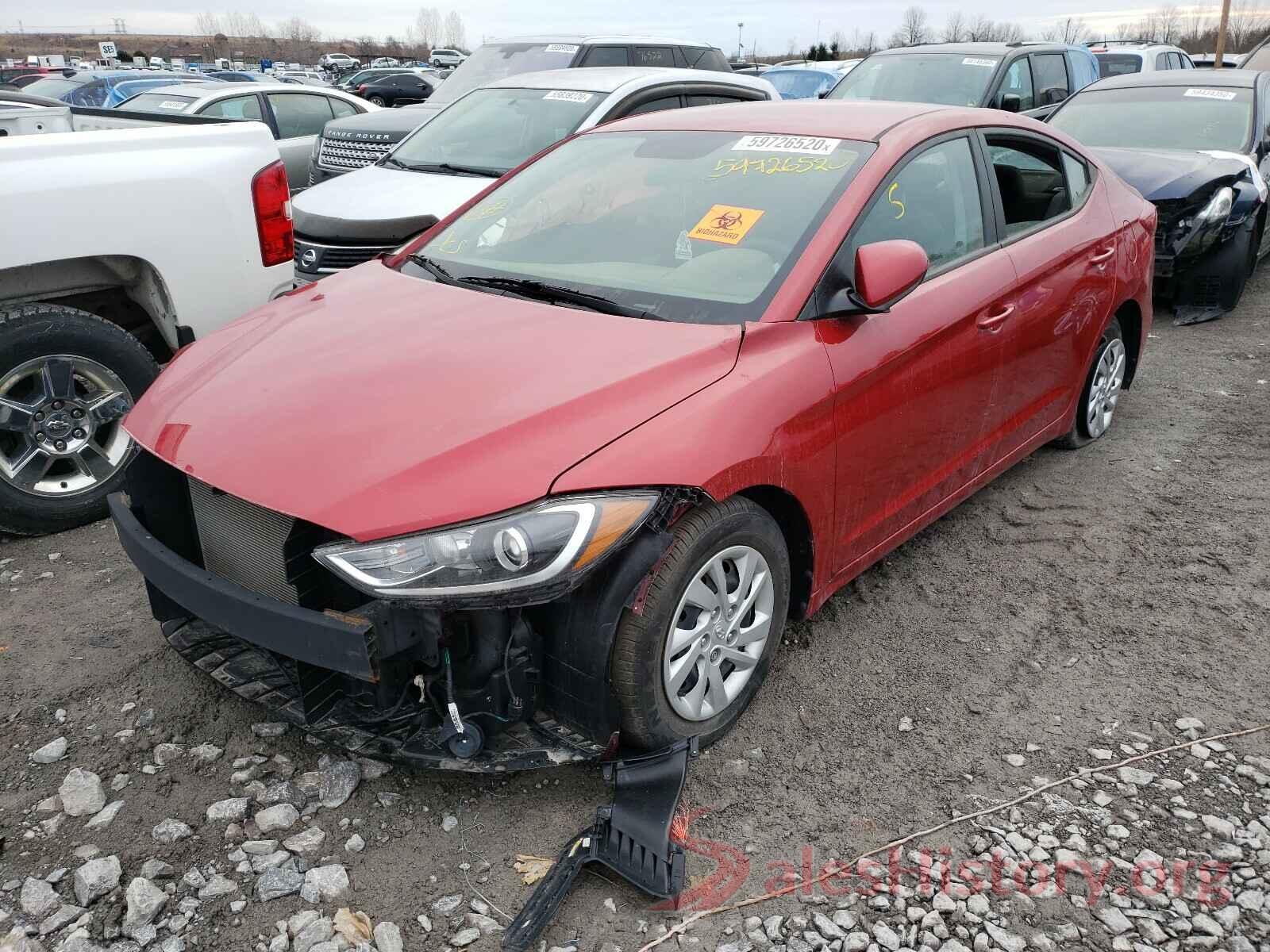 5NPD74LF1HH161475 2017 HYUNDAI ELANTRA