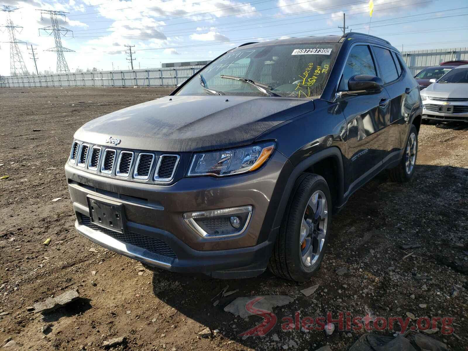 3C4NJDCB4KT821888 2019 JEEP COMPASS