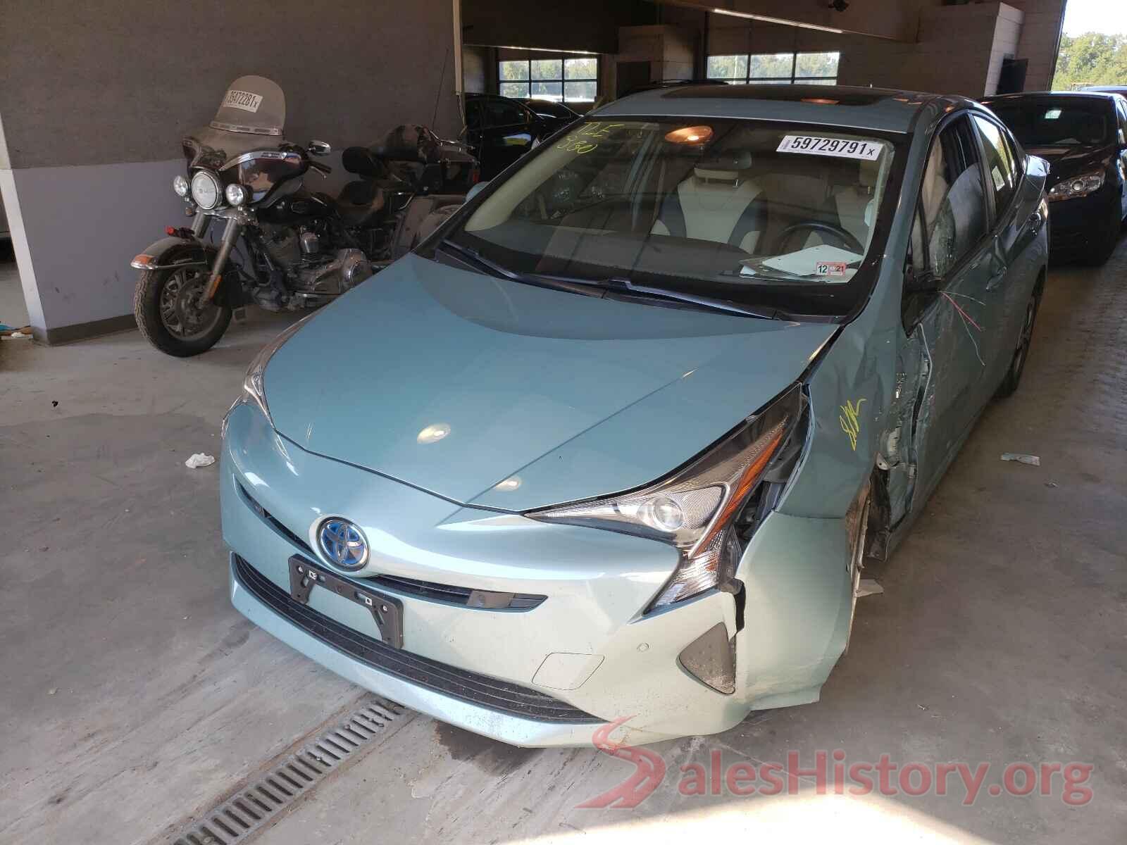 JTDKARFU2G3022014 2016 TOYOTA PRIUS