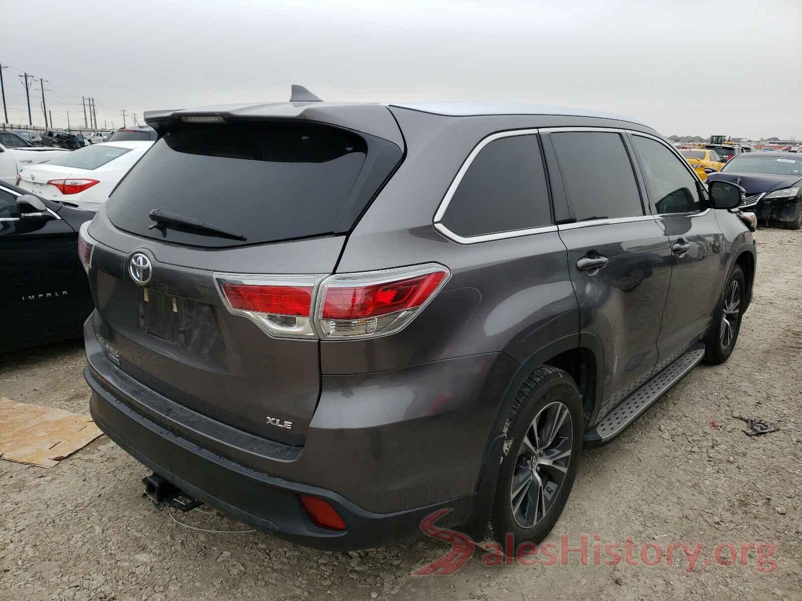 5TDKKRFH8GS182333 2016 TOYOTA HIGHLANDER