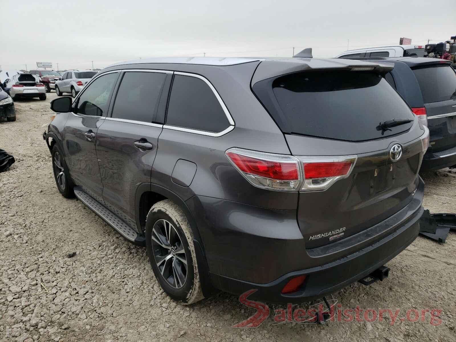 5TDKKRFH8GS182333 2016 TOYOTA HIGHLANDER