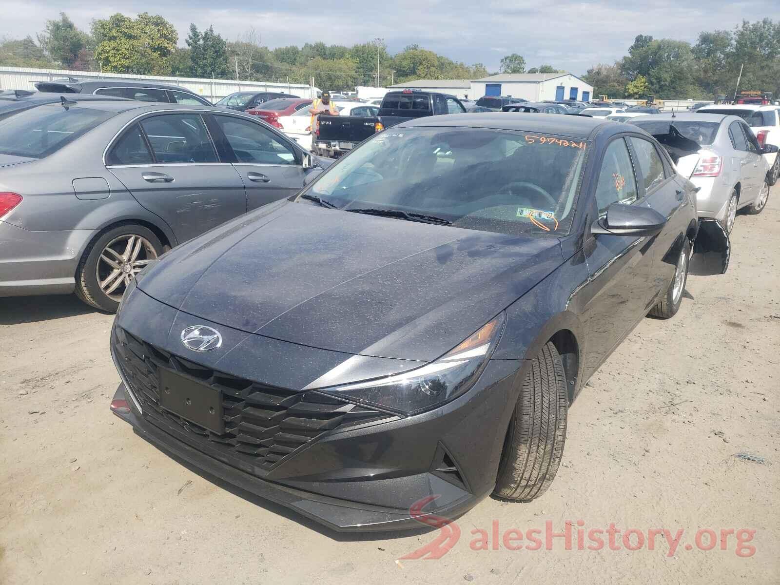 5NPLL4AG1MH052821 2021 HYUNDAI ELANTRA