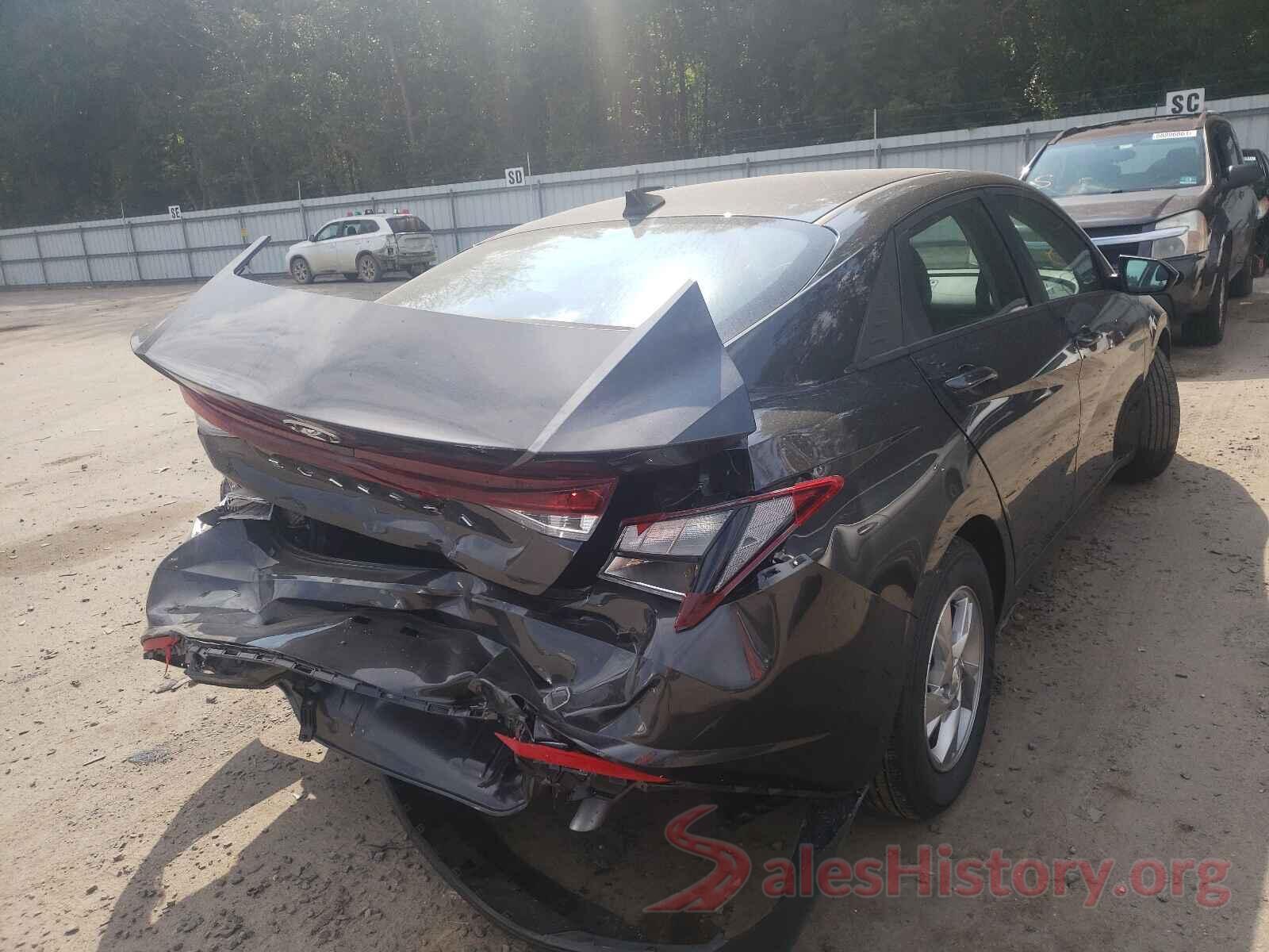 5NPLL4AG1MH052821 2021 HYUNDAI ELANTRA