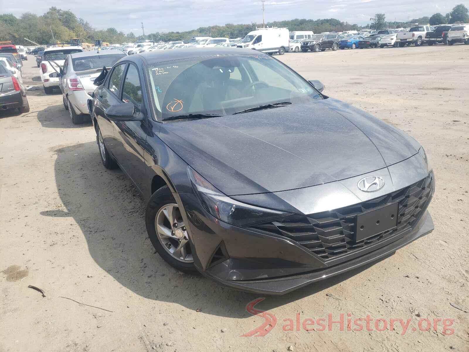 5NPLL4AG1MH052821 2021 HYUNDAI ELANTRA