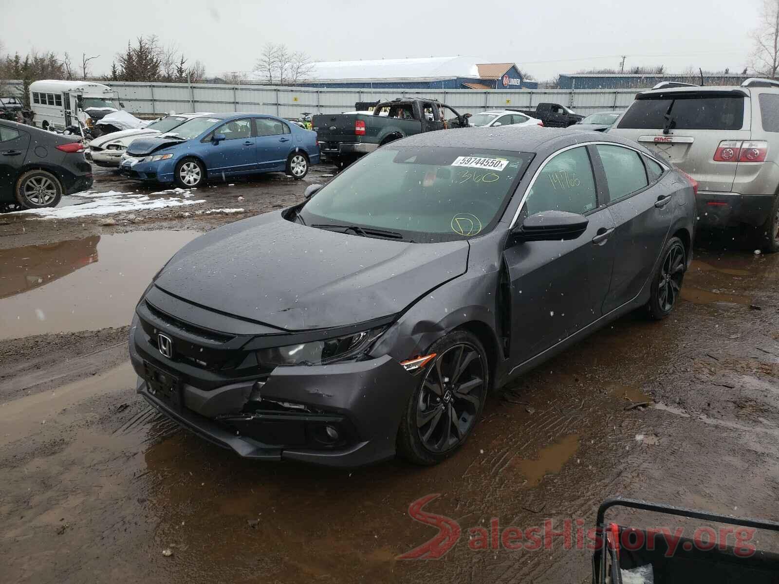 2HGFC2F86KH577836 2019 HONDA CIVIC